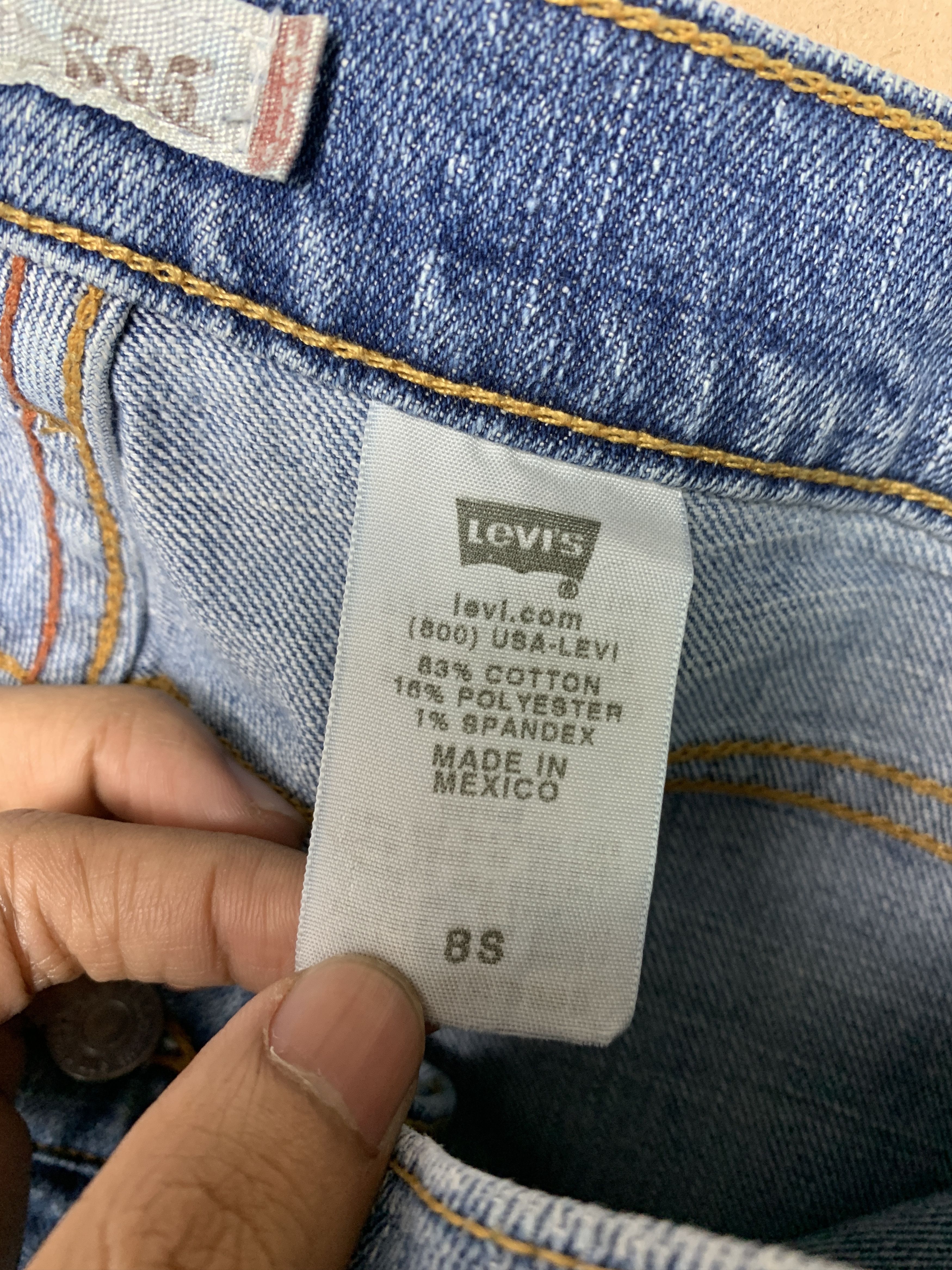 Levi's Vintage Levis 505 Striaght Cut Faded Blue Jeans Size 32" / US 10 / IT 46 - 10 Thumbnail