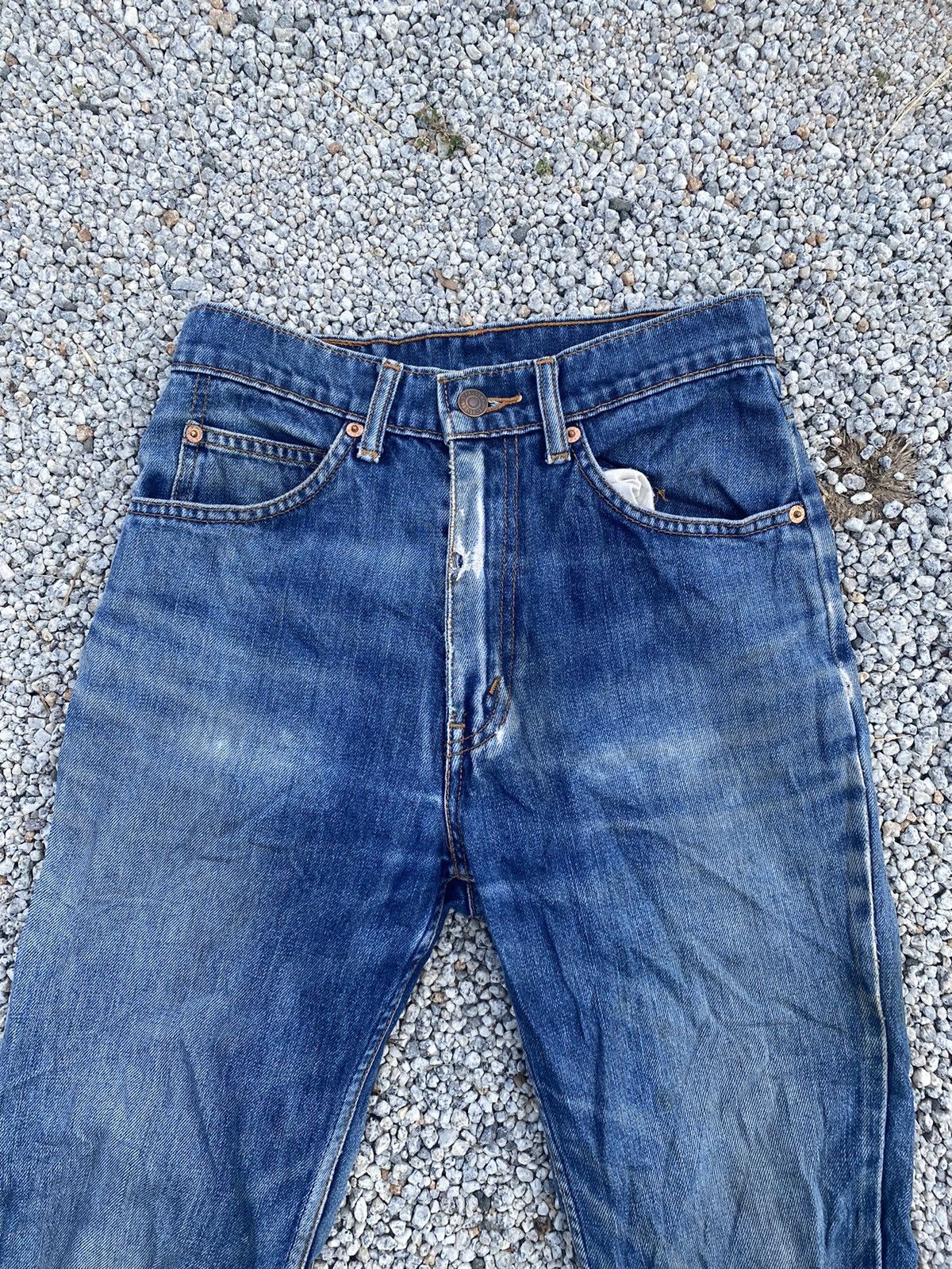 Levi's Vintage Clothing 90s Levi’s 854 Orange Tag Distressed Jeans Size US 29 - 7 Thumbnail