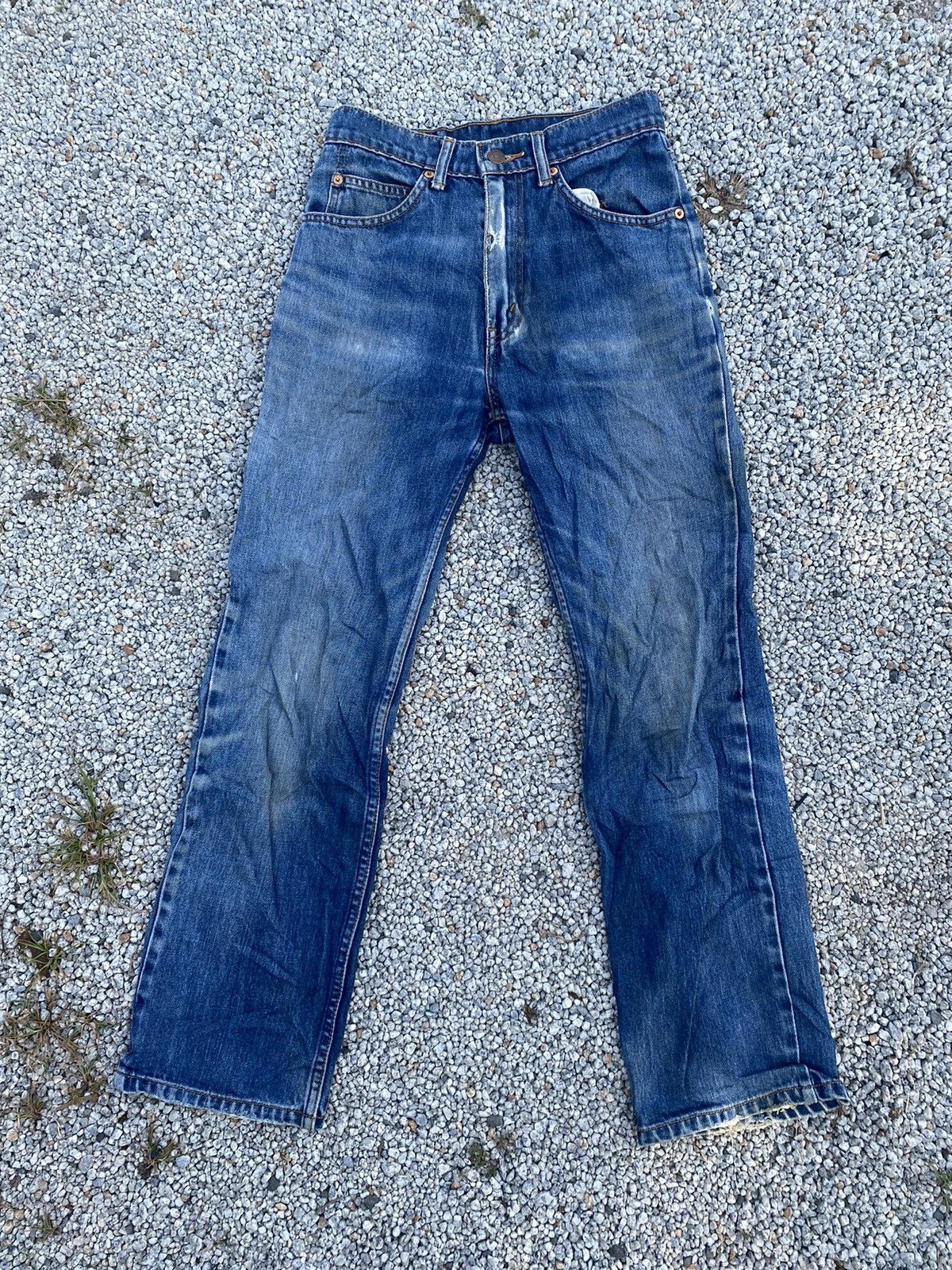 Levi's Vintage Clothing 90s Levi’s 854 Orange Tag Distressed Jeans Size US 29 - 1 Thumbnail