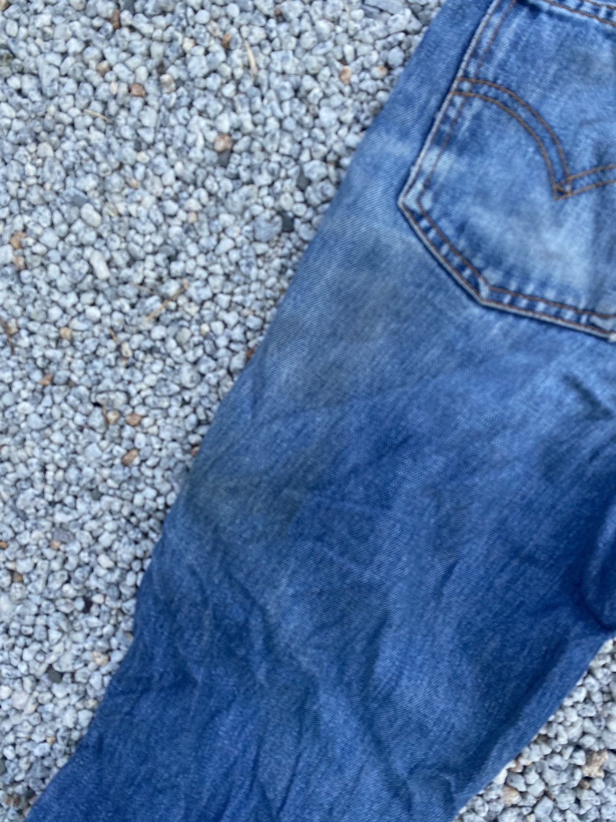 Levi's Vintage Clothing 90s Levi’s 854 Orange Tag Distressed Jeans Size US 29 - 12 Thumbnail