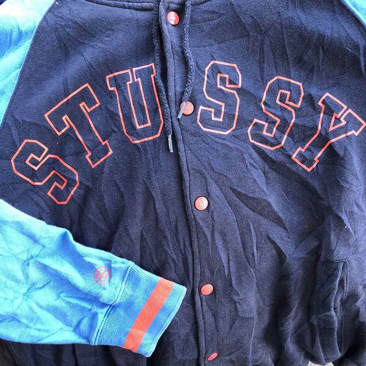 Stussy Stussy varsity Hoodie Big Spell Out Sweatshirt Size US M / EU 48-50 / 2 - 8 Thumbnail