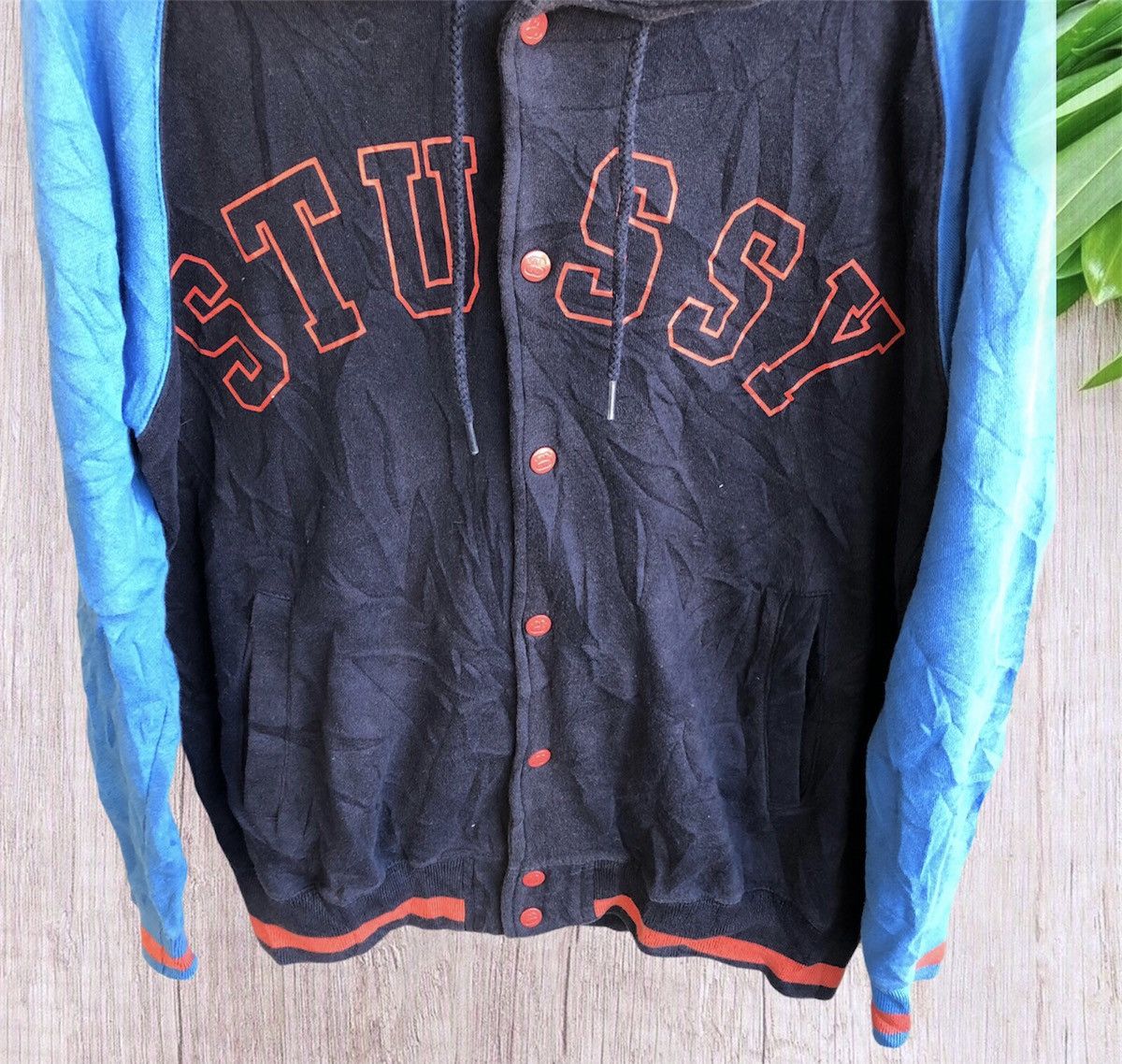 Stussy Stussy varsity Hoodie Big Spell Out Sweatshirt Size US M / EU 48-50 / 2 - 2 Thumbnail