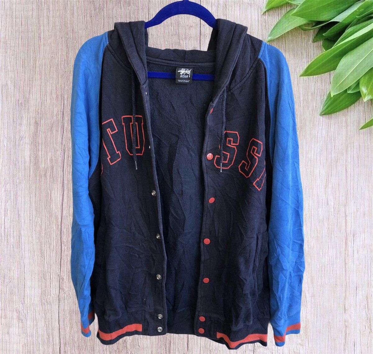 Stussy Stussy varsity Hoodie Big Spell Out Sweatshirt Size US M / EU 48-50 / 2 - 4 Thumbnail