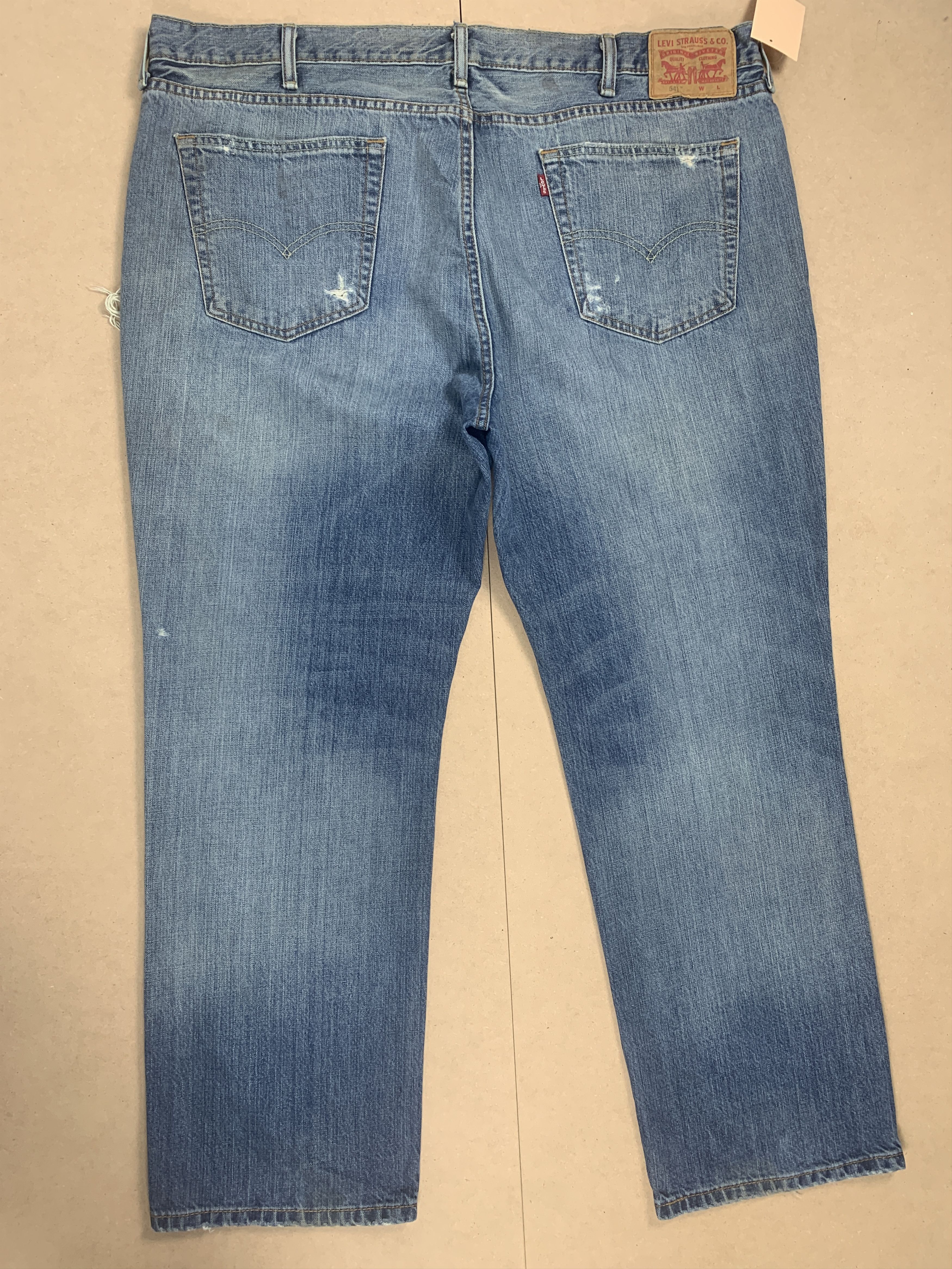 Levi's Vintage Levis 541 Distressed Faded Blue Jeans Size US 44 / EU 60 - 9 Thumbnail