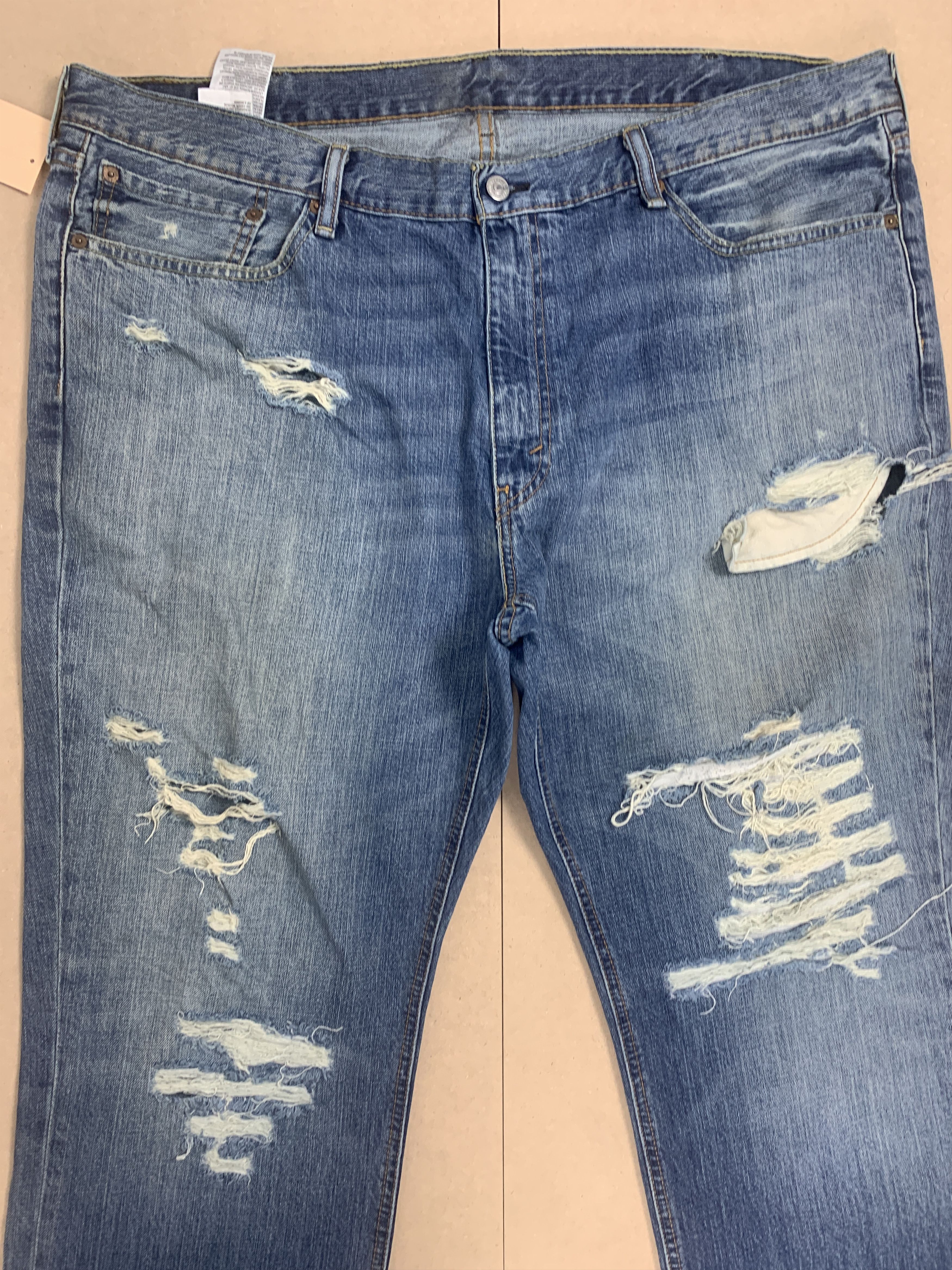 Levi's Vintage Levis 541 Distressed Faded Blue Jeans Size US 44 / EU 60 - 3 Thumbnail