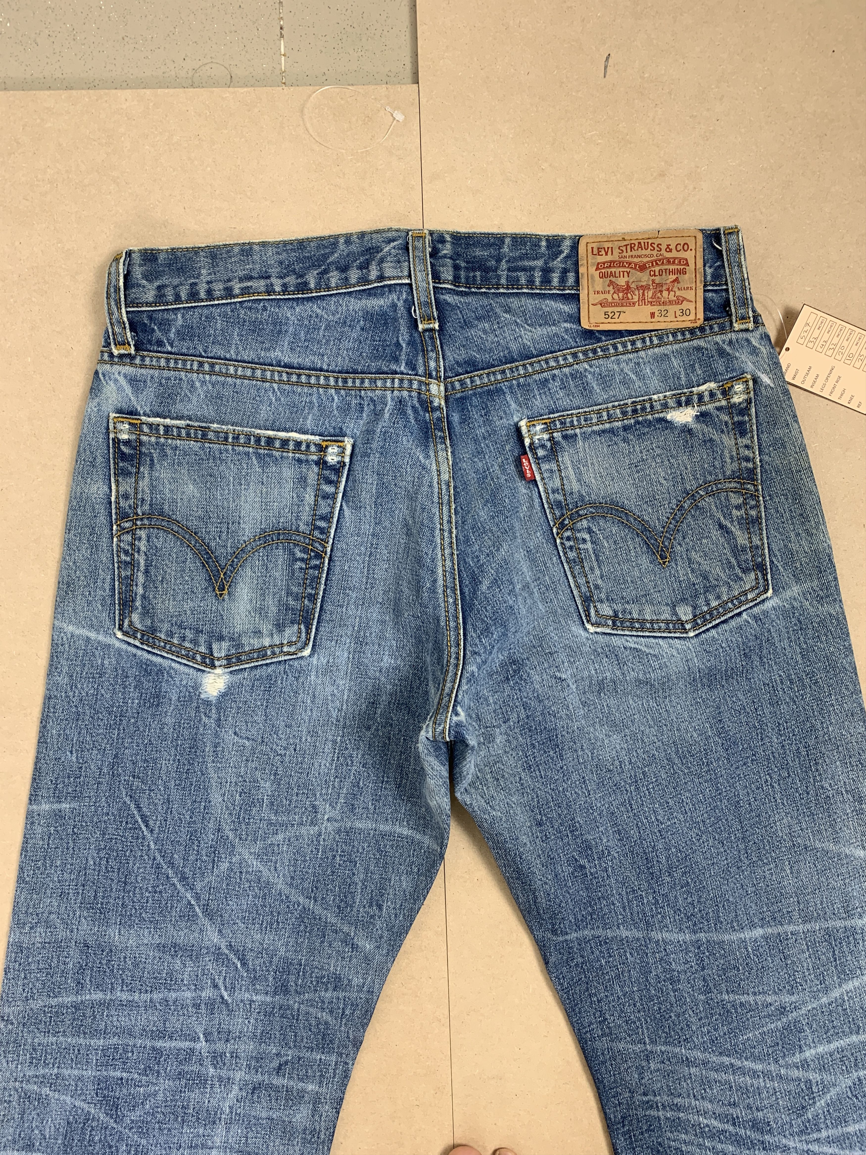Levi's Vintage LEVI'S 527 Flared Bootcut Faded Jeans P0135 Size US 32 / EU 48 - 6 Thumbnail