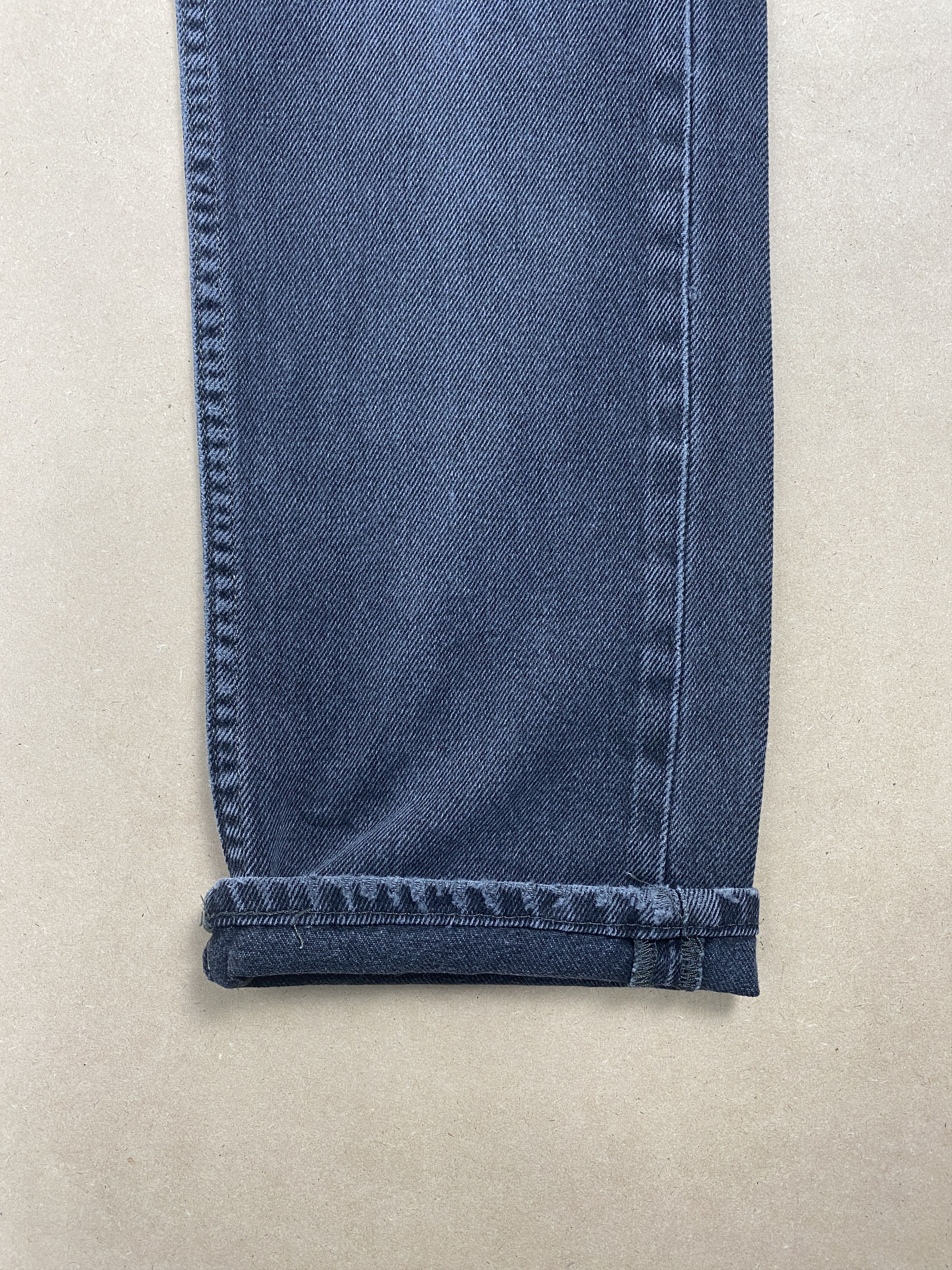Levi's Vintage Levis 505 Straight Cut Distressed Faded Black Jeans Size US 29 - 4 Thumbnail