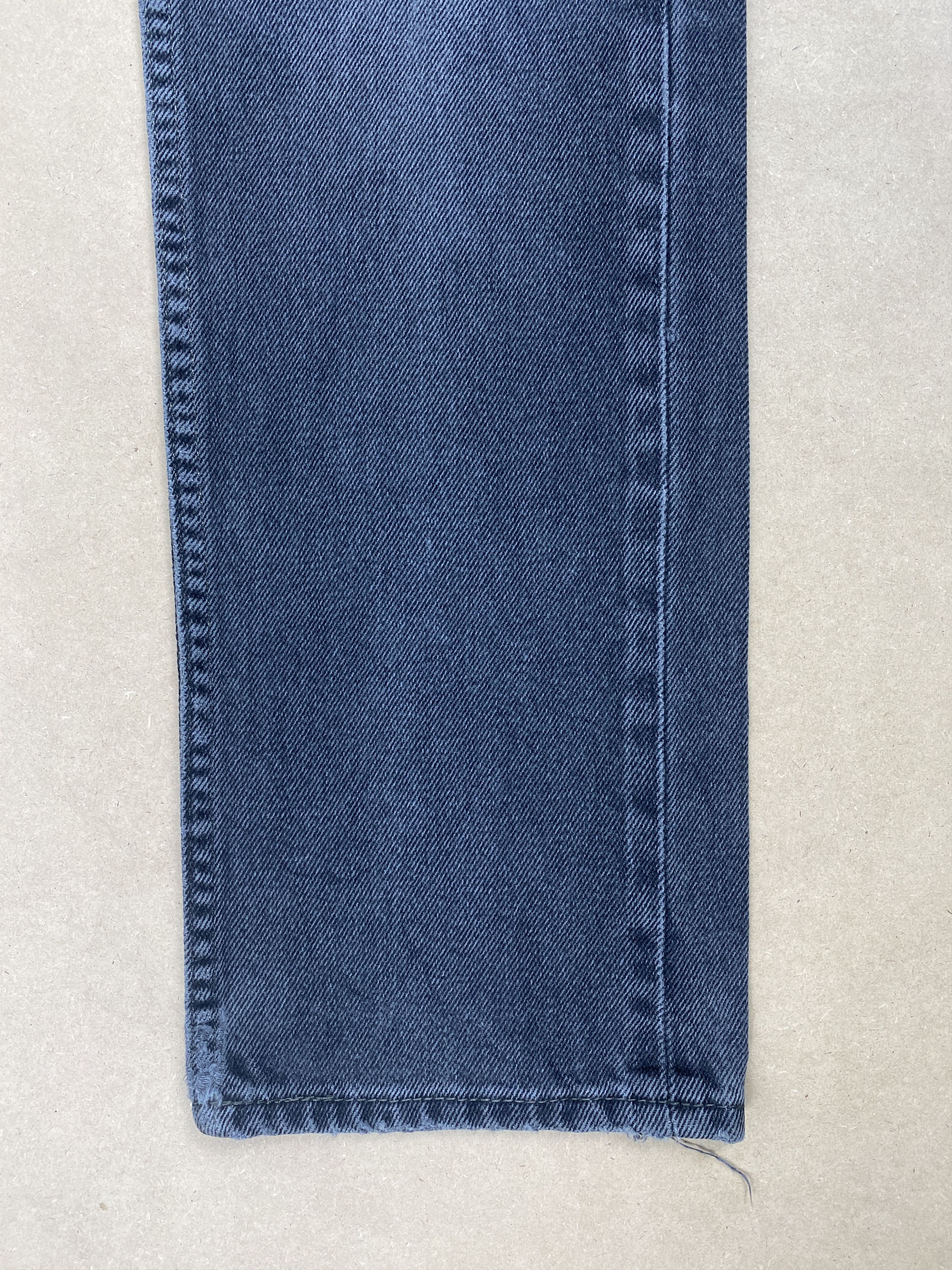 Levi's Vintage Levis 505 Straight Cut Distressed Faded Black Jeans Size US 29 - 3 Thumbnail
