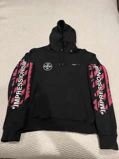Off white discount impressionism hoodie black