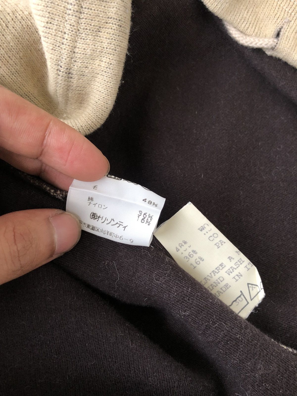 Giuliano Fujiwara OG Guliano Fujiwara 🇮🇹 Drawstring Distresed Hoodie Size US M / EU 48-50 / 2 - 8 Thumbnail