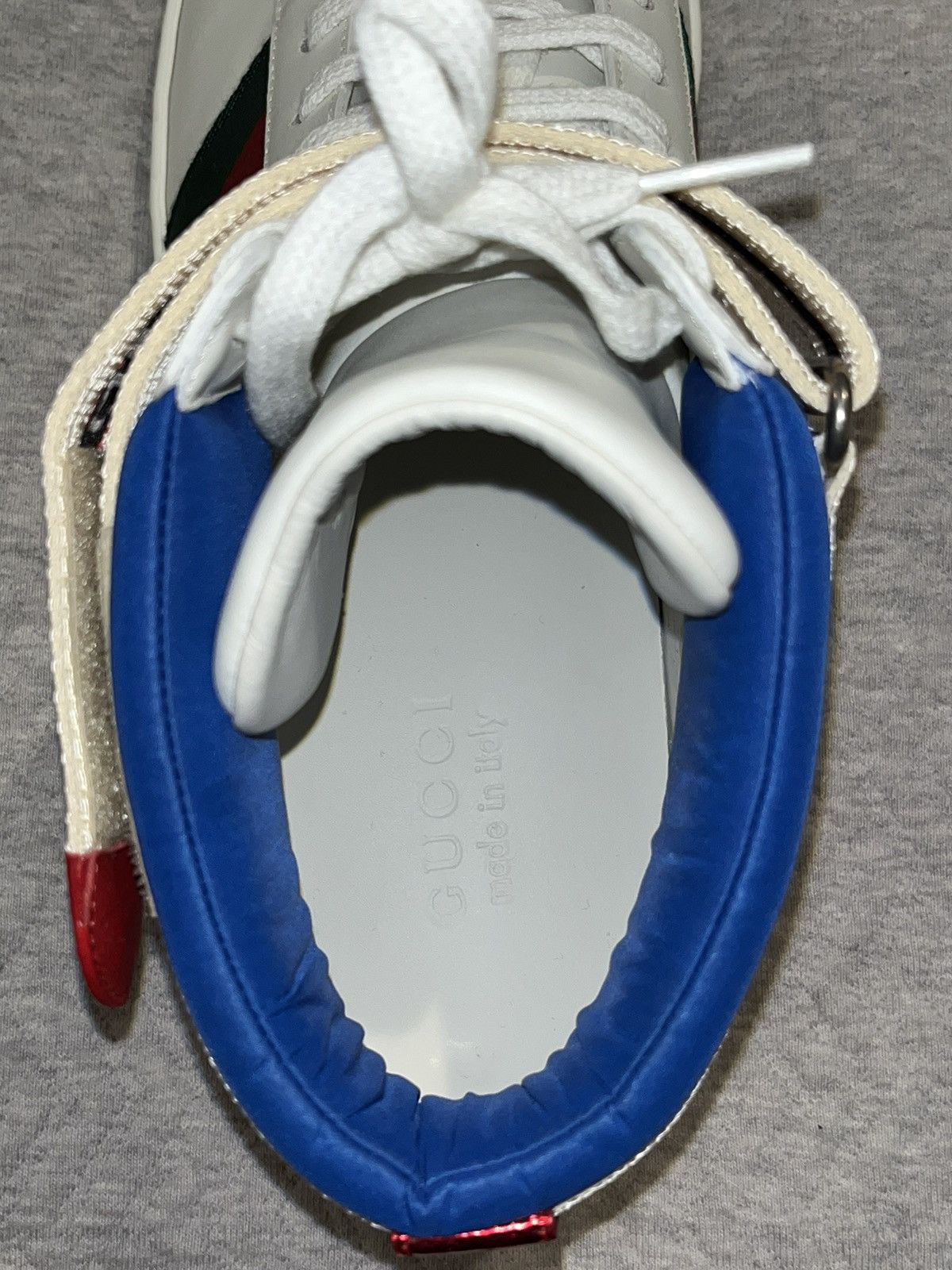 Gucci Gucci Ace stripe- High top sneaker Size US 10 / EU 43 - 12 Thumbnail