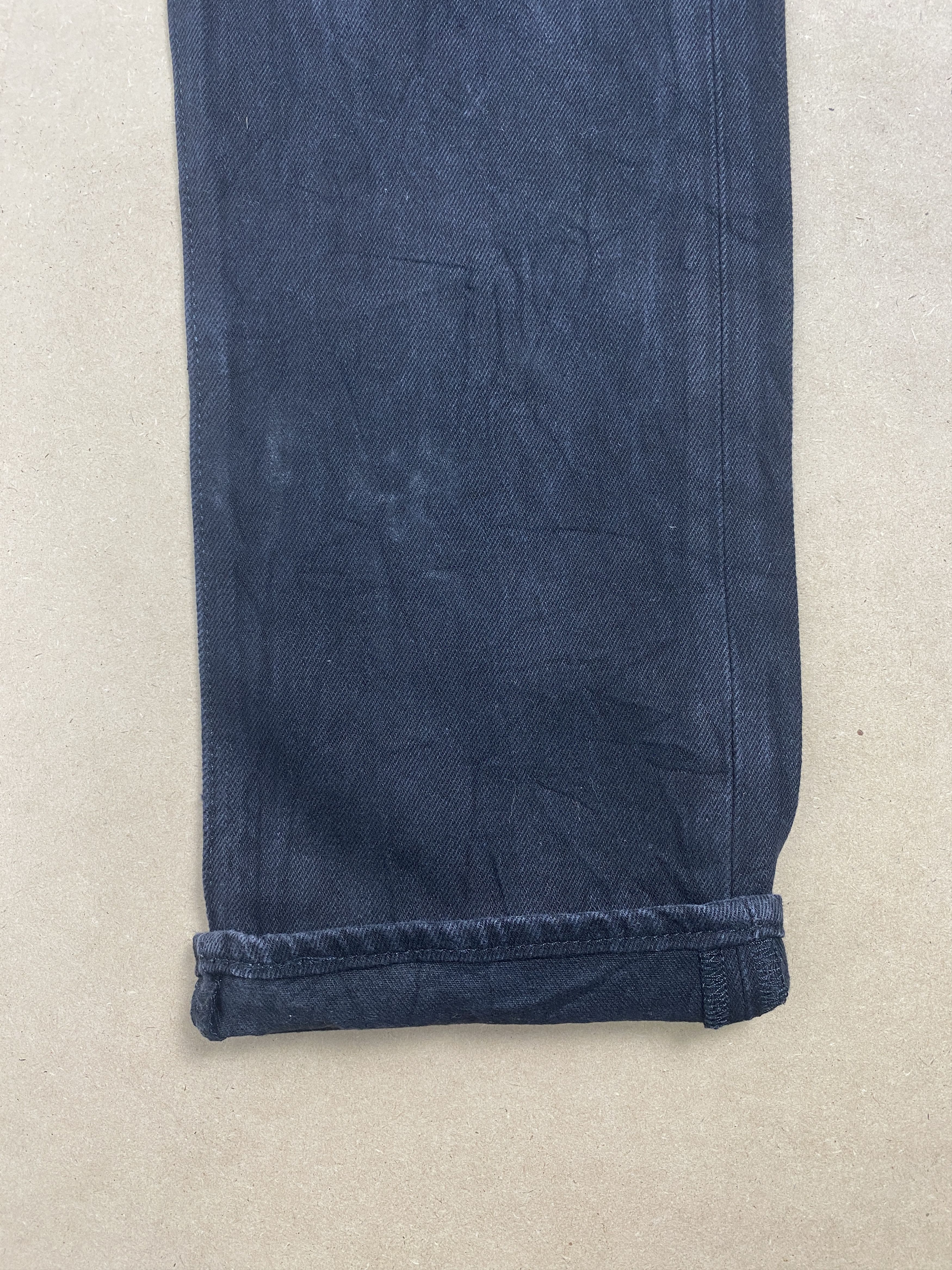 Levi's Vintage Levis 501 Straight Cut Black Jeans Size US 30 / EU 46 - 4 Thumbnail