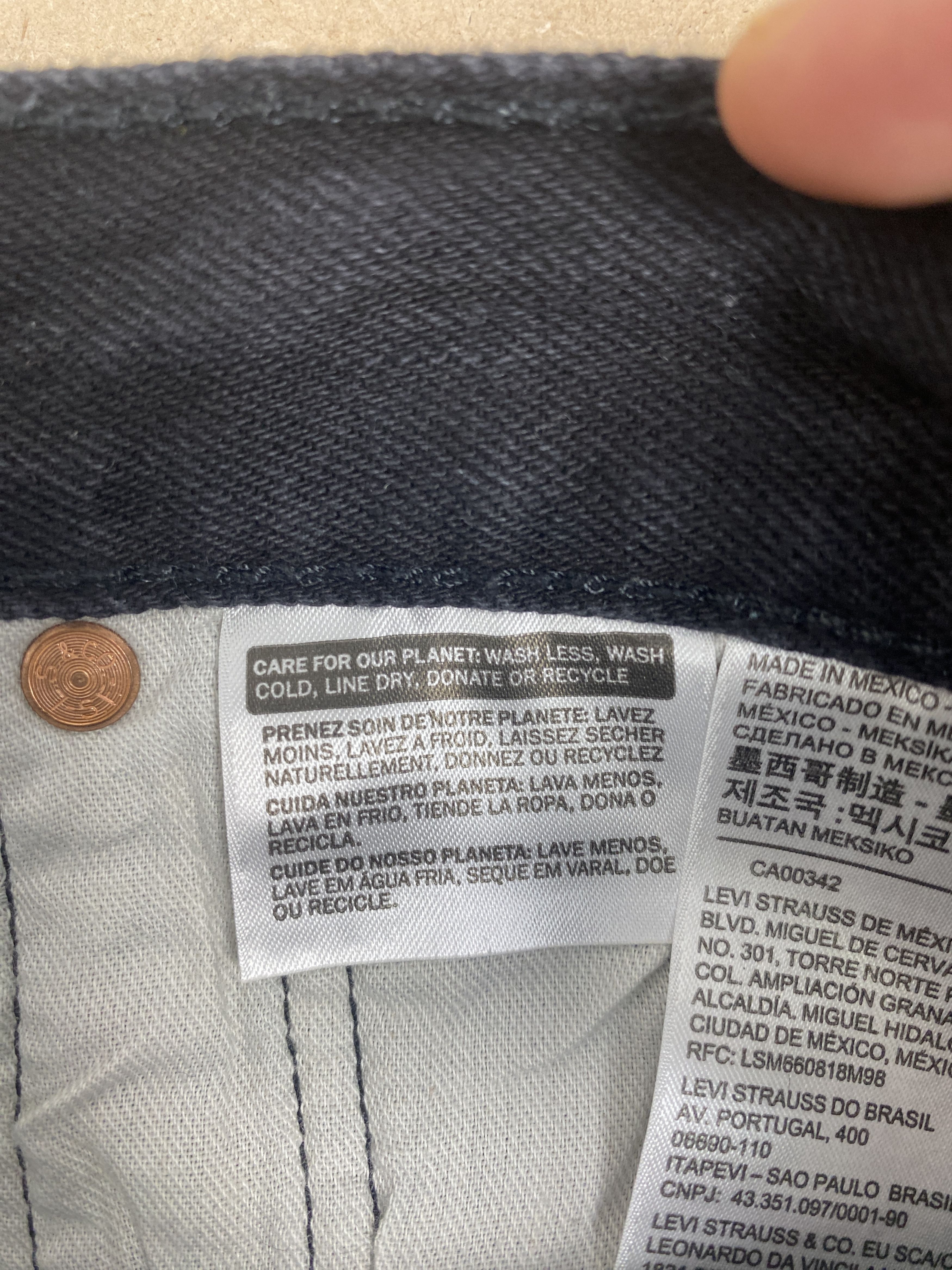 Levi's Vintage Levis 501 Straight Cut Black Jeans Size US 30 / EU 46 - 9 Thumbnail