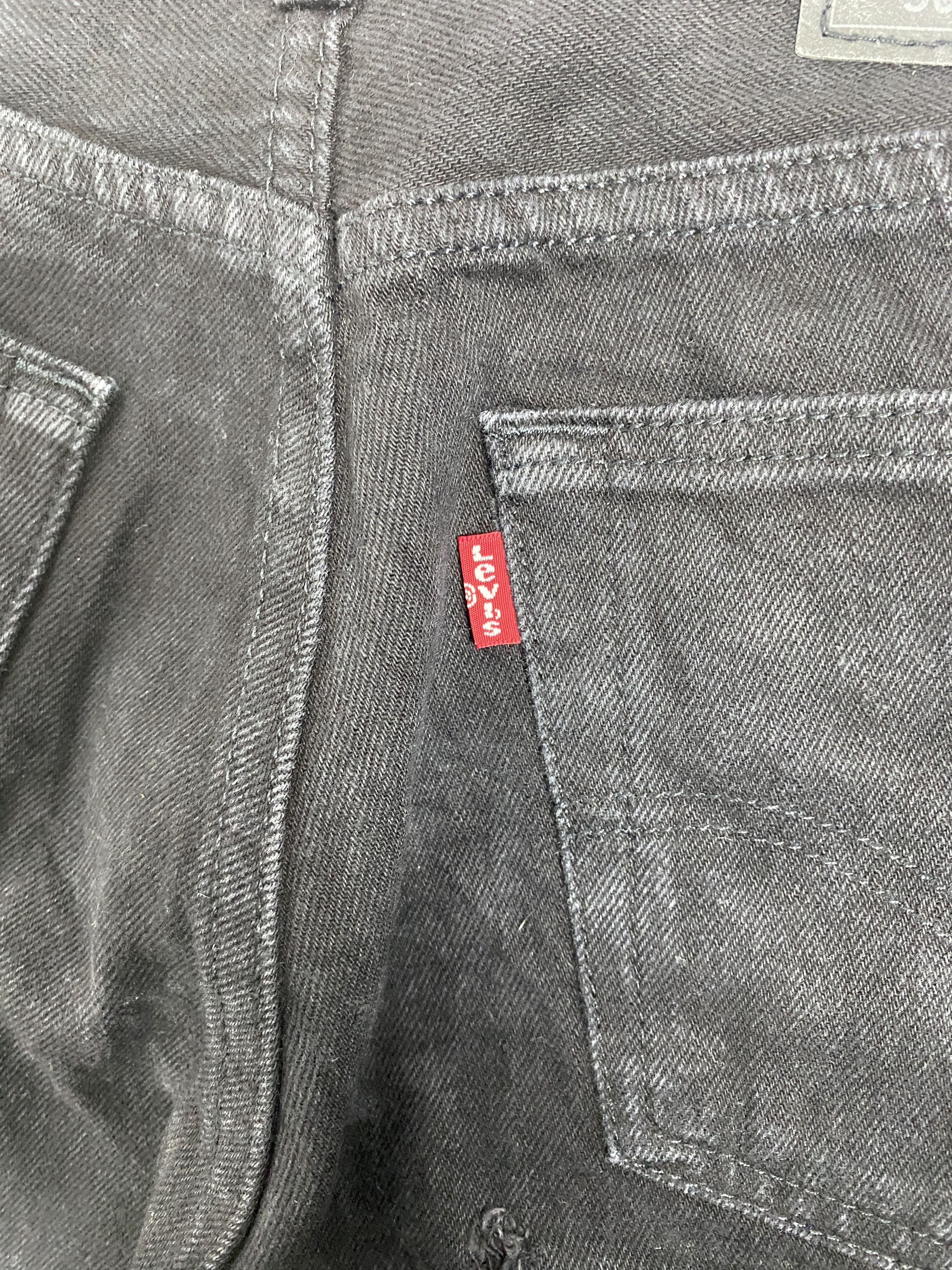 Levi's Vintage Levis 501 Straight Cut Black Jeans Size US 30 / EU 46 - 8 Thumbnail
