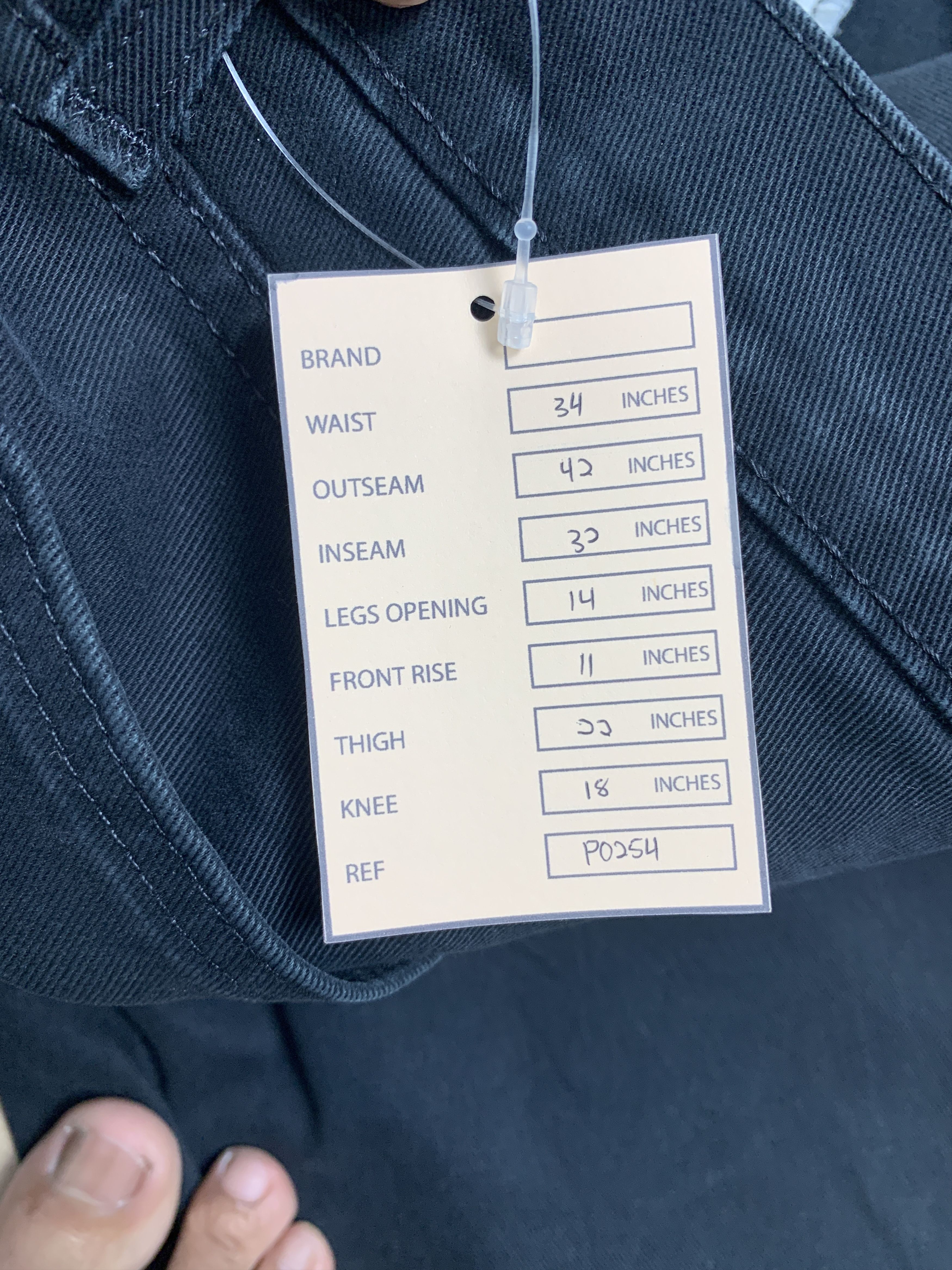 Levi's × Vintage Vintage Levis 541 Skinny Faded Black Jeans Size US 34 / EU 50 - 20 Thumbnail