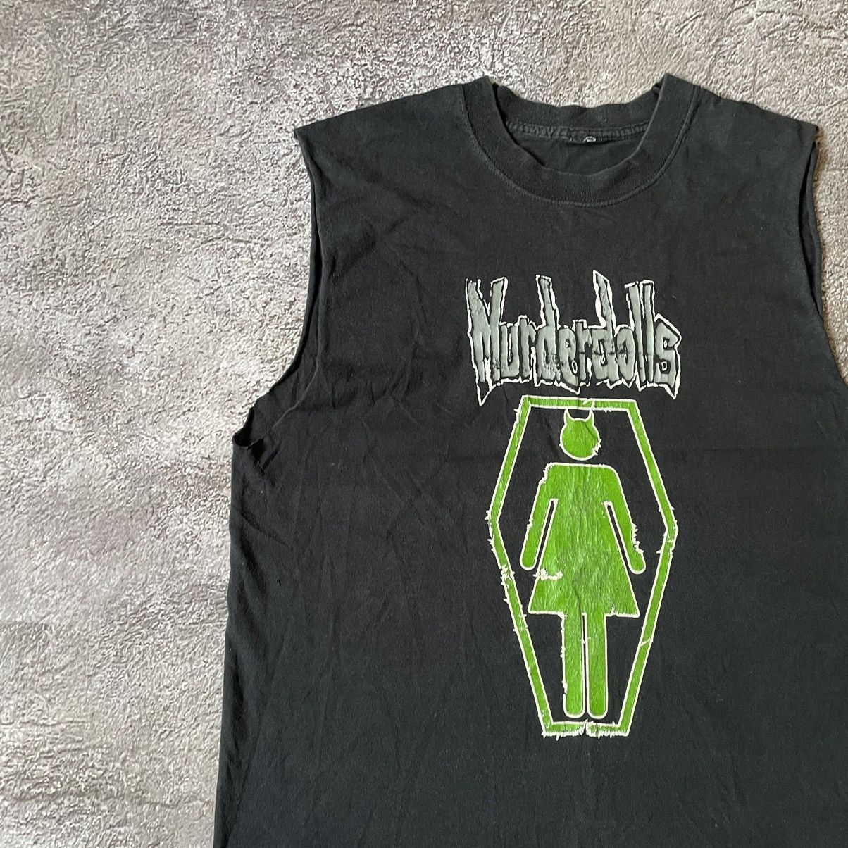 Vintage Vintage Y2K Murderdolls Graphic Tee Punk Dark Aesthetic L Size US L / EU 52-54 / 3 - 4 Thumbnail
