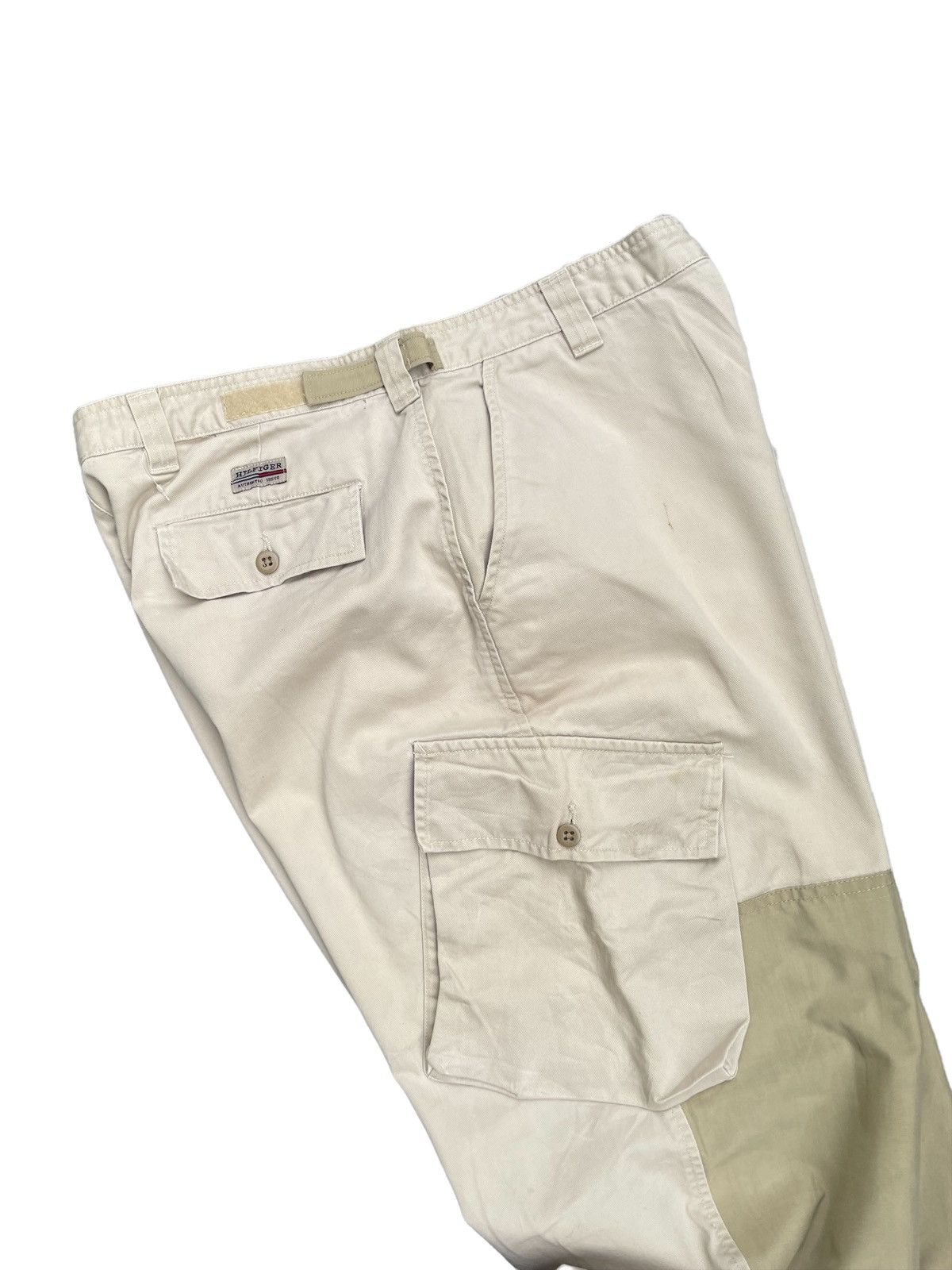 Tommy Hilfiger × Vintage Vintage Tommy Hilfiger 2 tone Cargo Pant Size US 36 / EU 52 - 10 Thumbnail