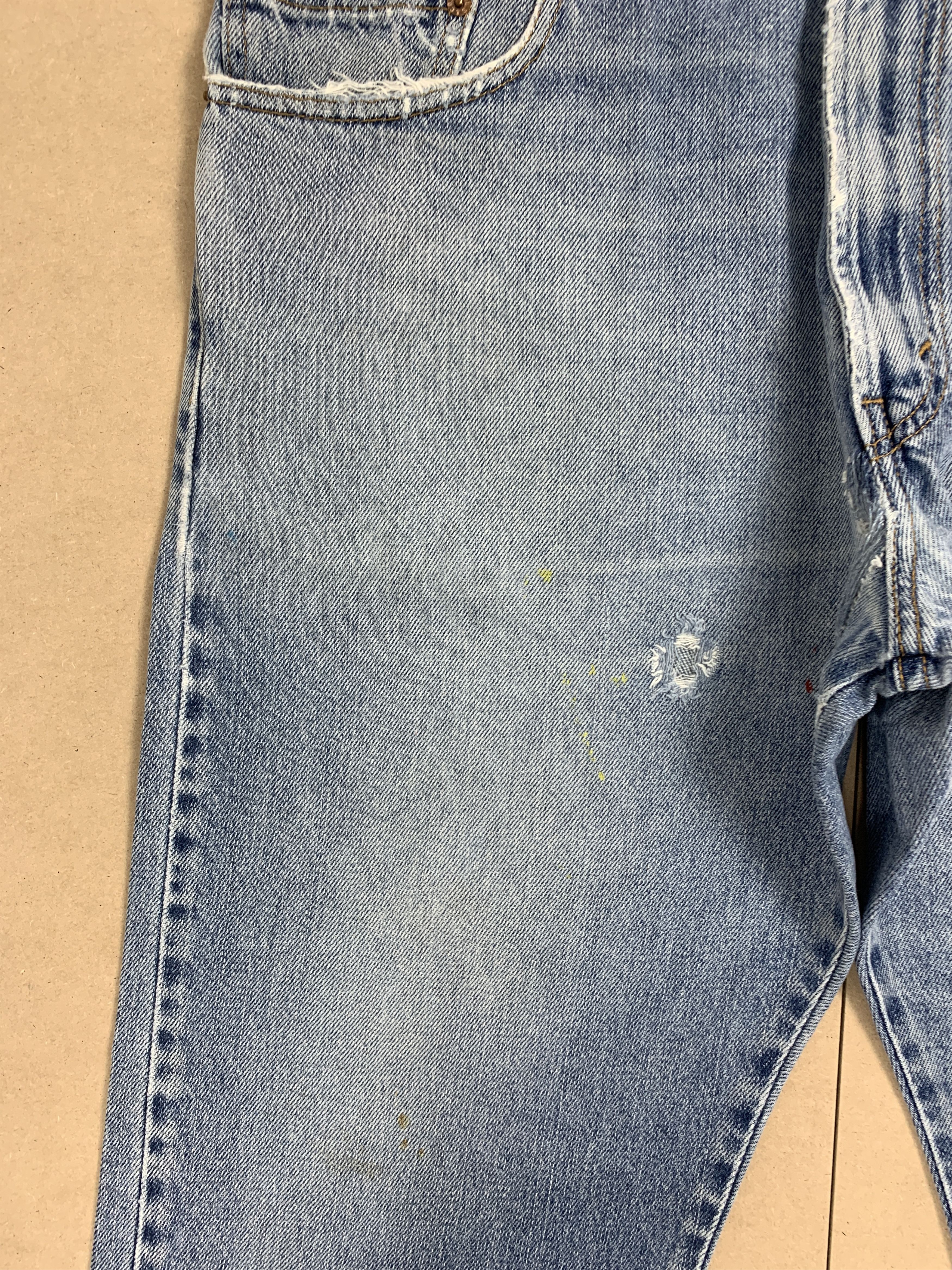 Levi's Vintage LEVI'S 517 BootCut Distressed Faded Jeans P0263 Size US 36 / EU 52 - 3 Thumbnail