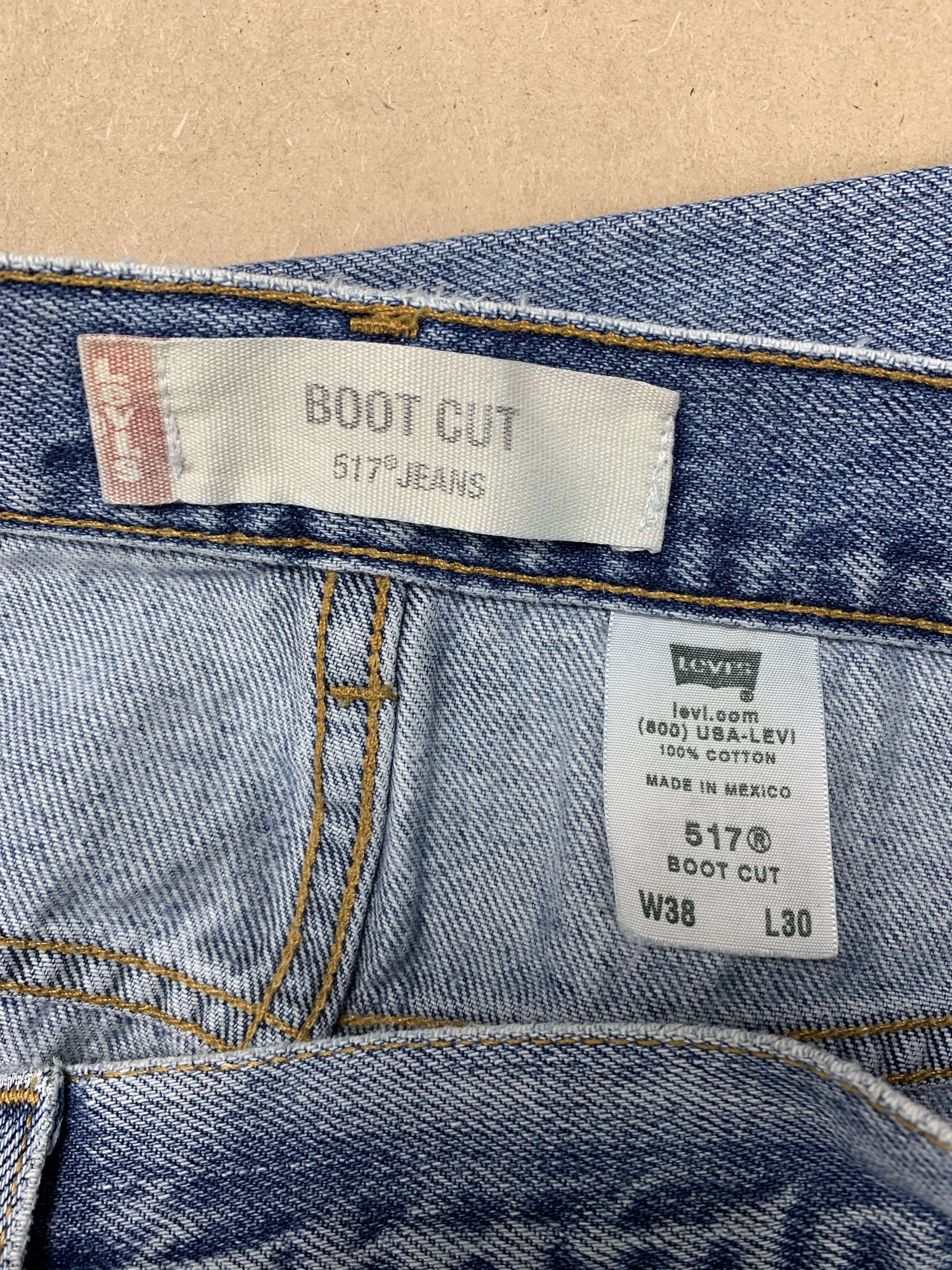 Levi's Vintage LEVI'S 517 BootCut Distressed Faded Jeans P0263 Size US 36 / EU 52 - 11 Thumbnail