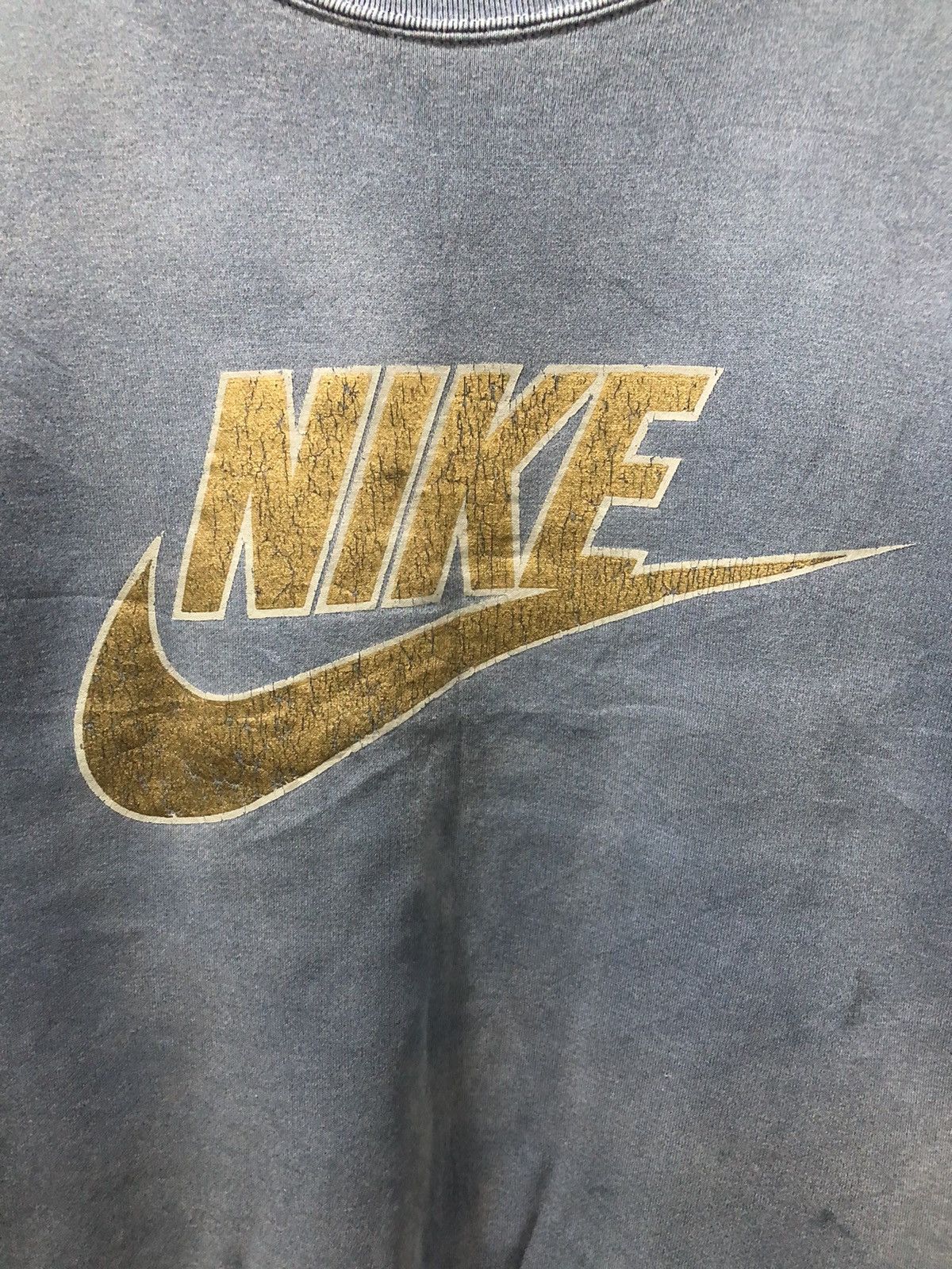 Nike × Vintage Vintage Nike Big Logo Oversized Sweater Size US M / EU 48-50 / 2 - 4 Thumbnail