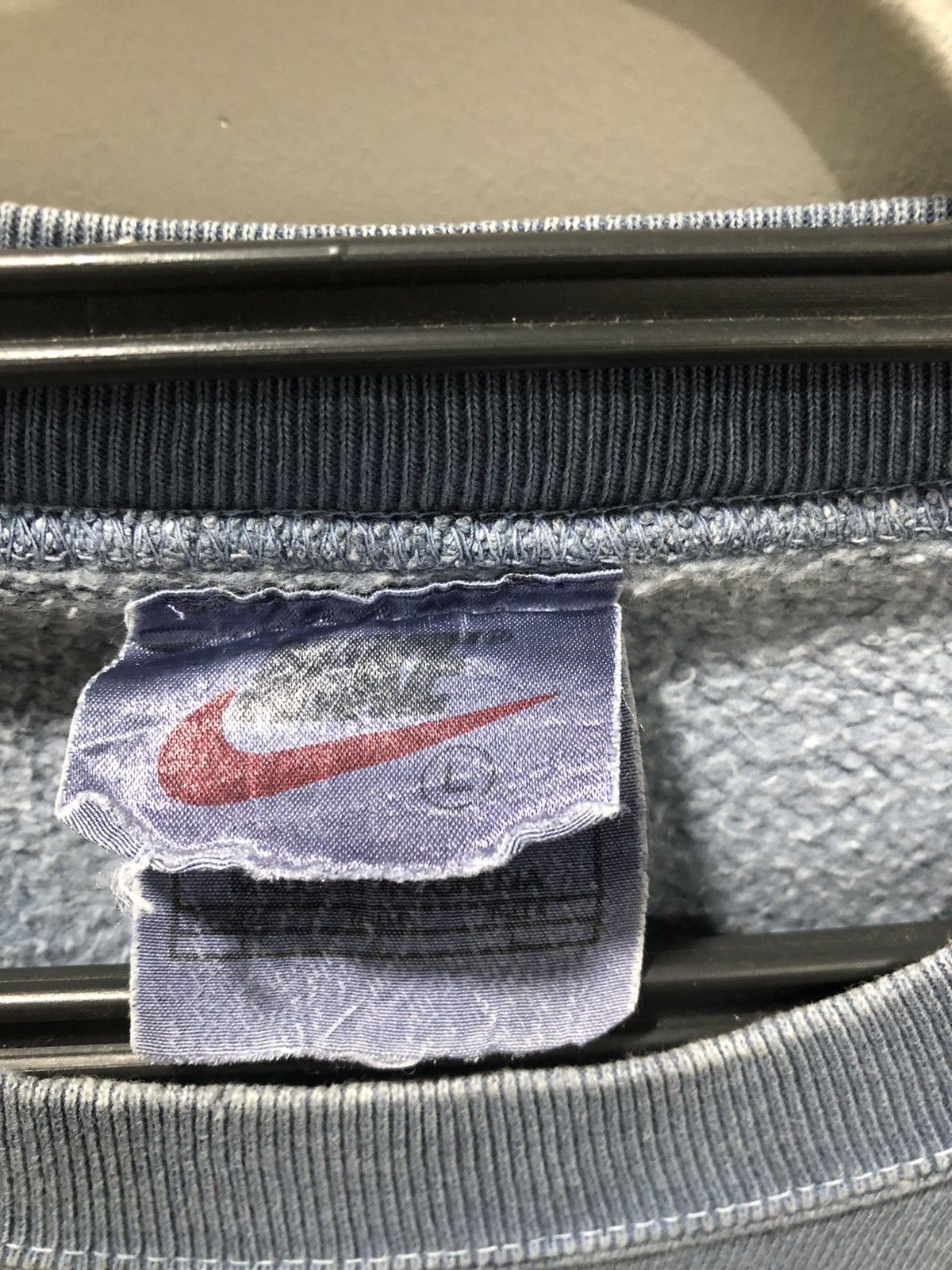 Nike × Vintage Vintage Nike Big Logo Oversized Sweater Size US M / EU 48-50 / 2 - 6 Thumbnail