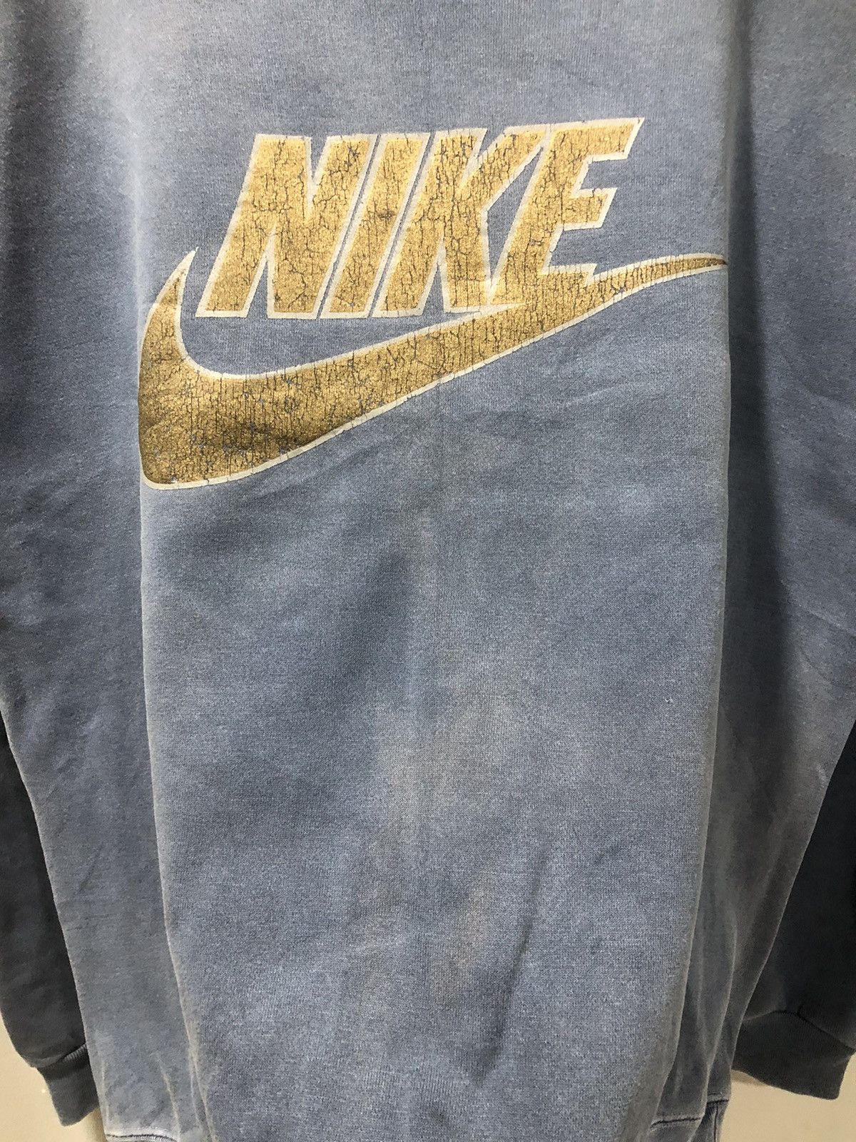 Nike × Vintage Vintage Nike Big Logo Oversized Sweater Size US M / EU 48-50 / 2 - 5 Thumbnail