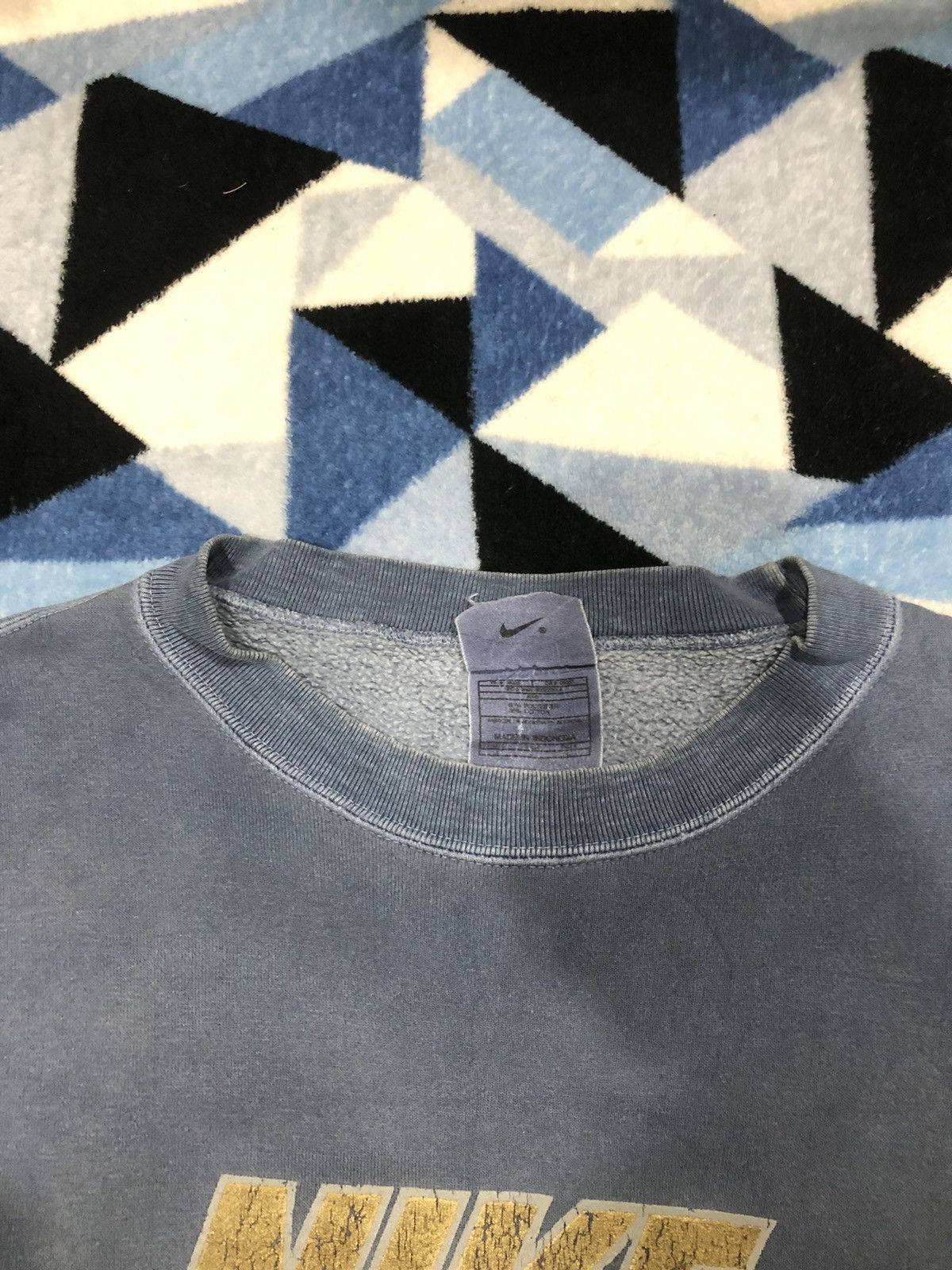 Nike × Vintage Vintage Nike Big Logo Oversized Sweater Size US M / EU 48-50 / 2 - 13 Thumbnail