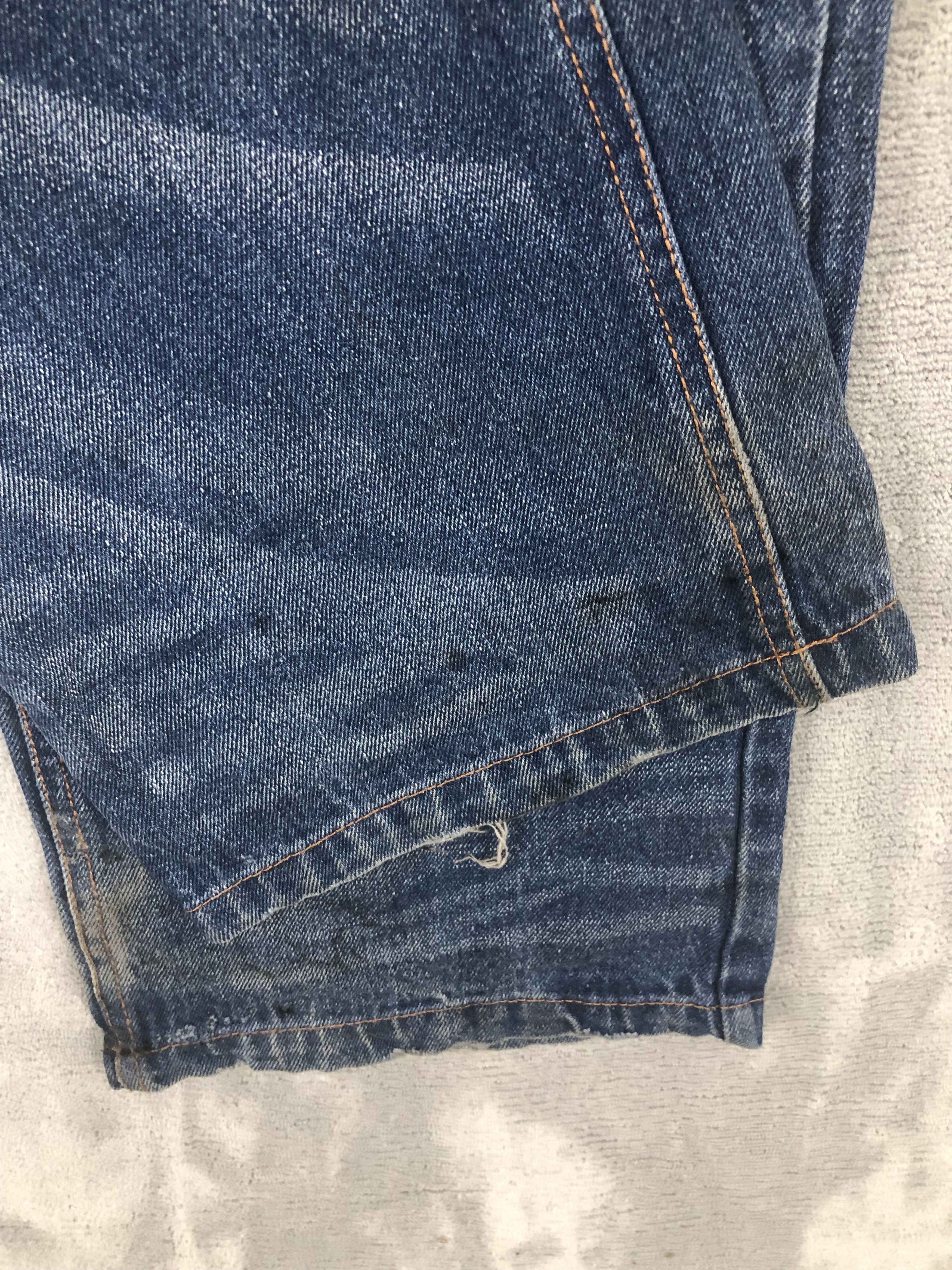 Japanese Brand × Jean Paper Bag Distressed Denim Jean Size US 35 - 7 Thumbnail