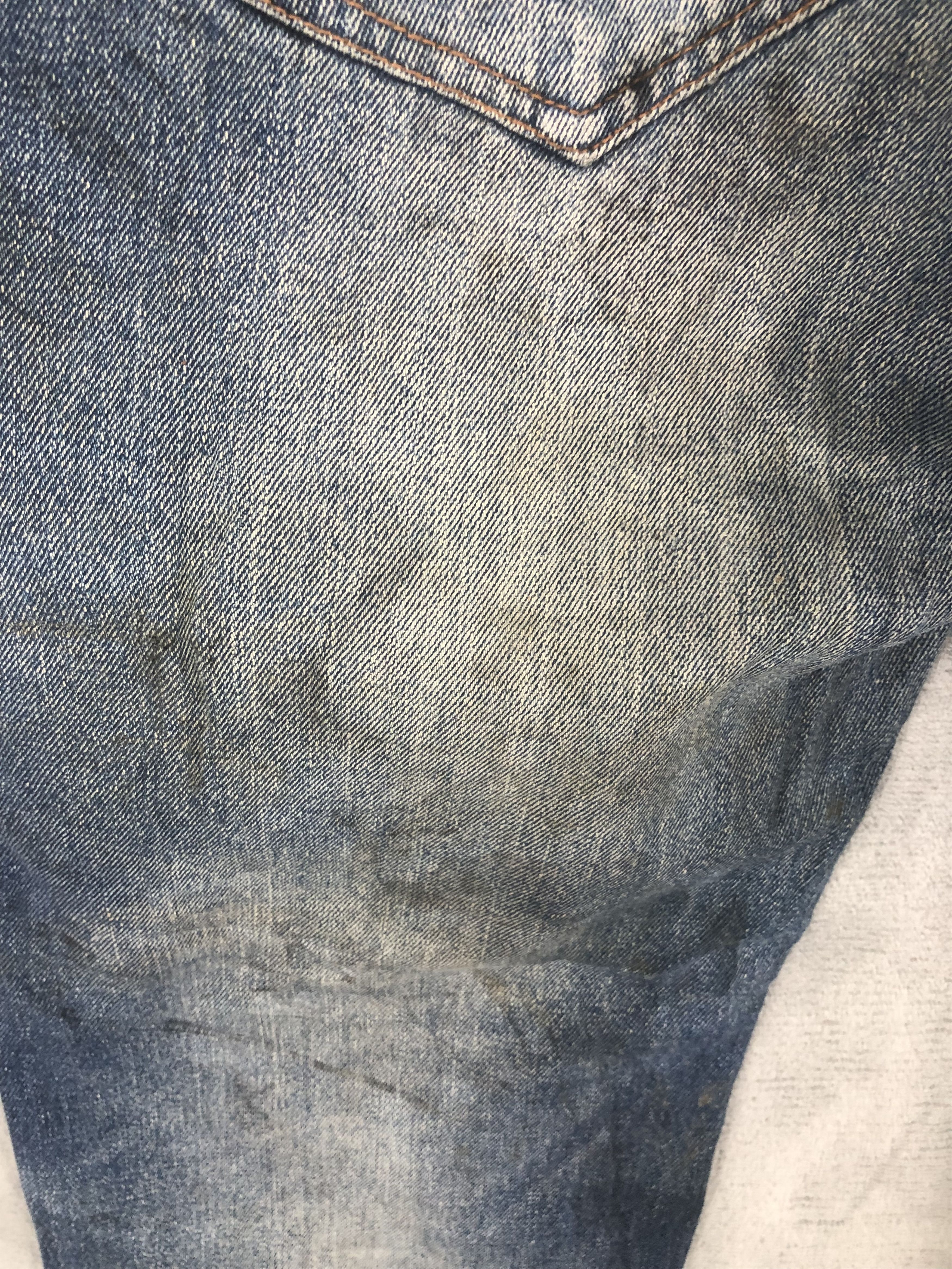 Japanese Brand × Jean Paper Bag Distressed Denim Jean Size US 35 - 9 Thumbnail