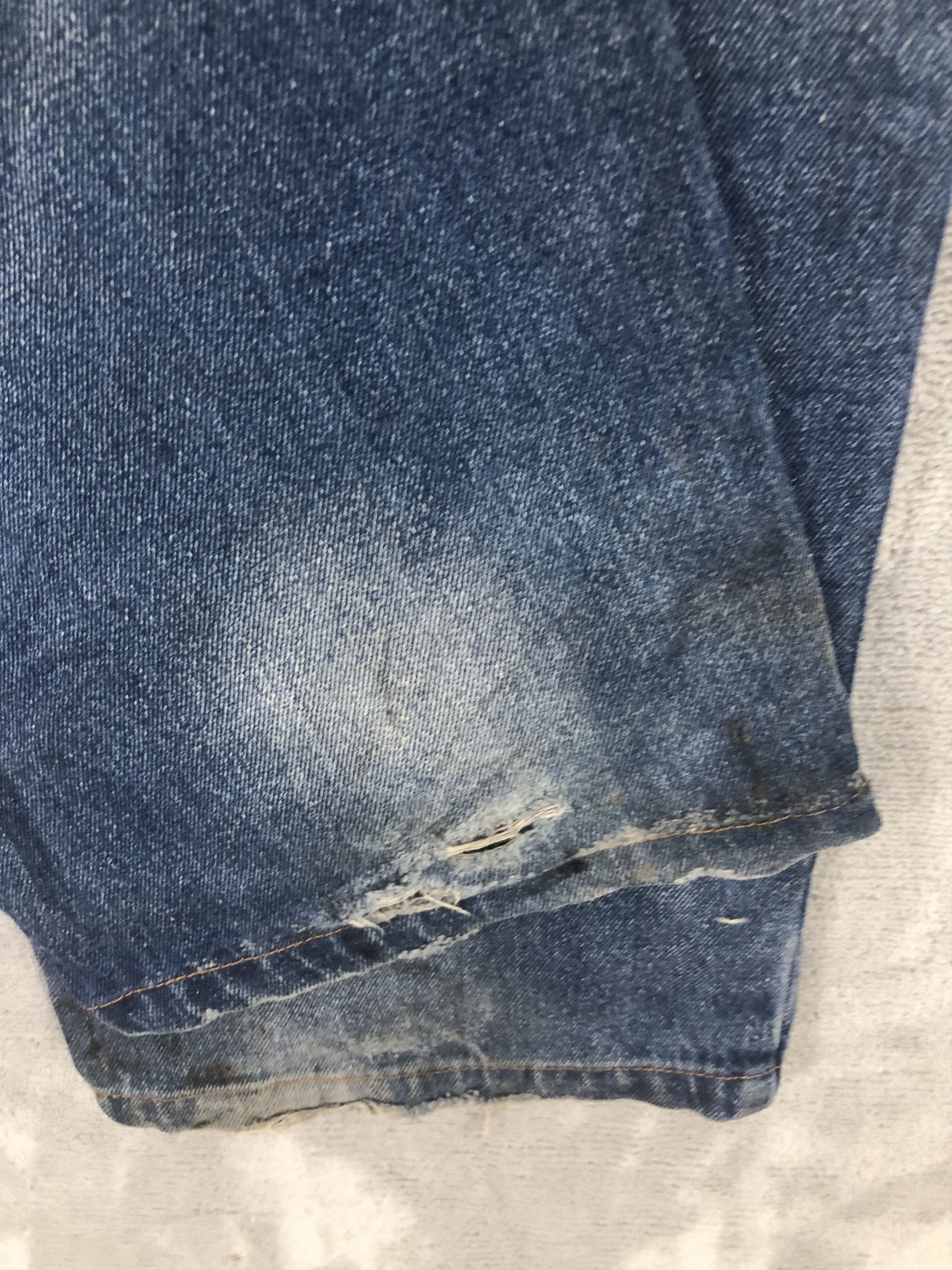 Japanese Brand × Jean Paper Bag Distressed Denim Jean Size US 35 - 10 Thumbnail