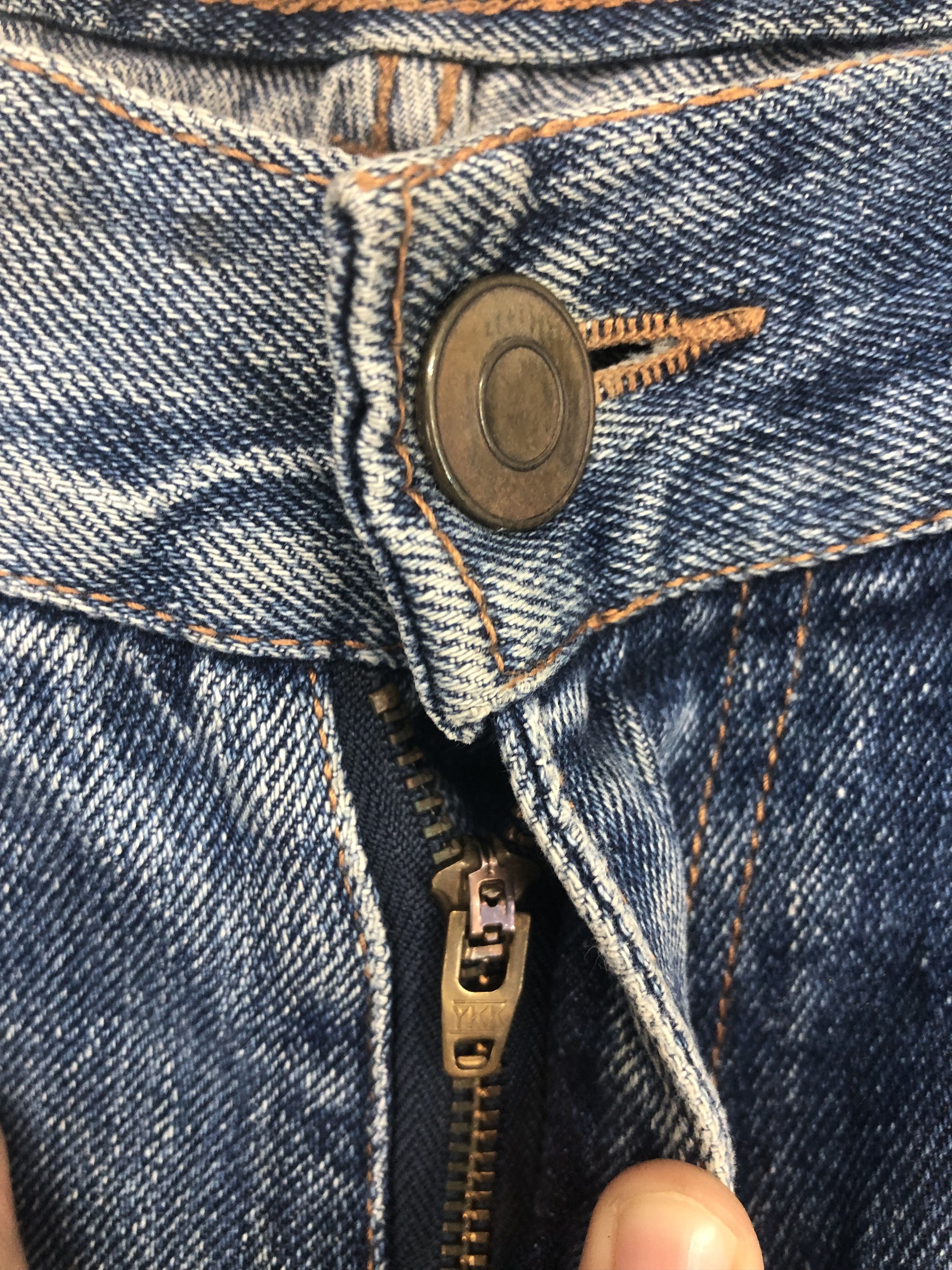 Japanese Brand × Jean Paper Bag Distressed Denim Jean Size US 35 - 5 Thumbnail