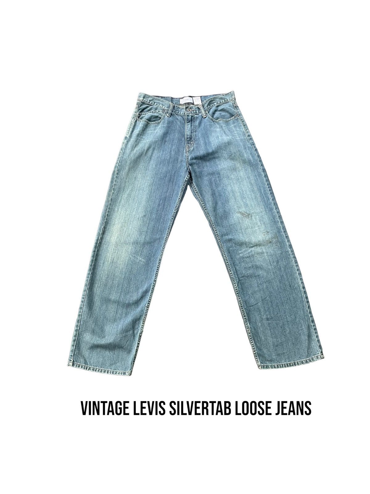 Levi's × Vintage Vintage Levis Silvertab Single R Loose Jeans Size US 35 - 1 Thumbnail