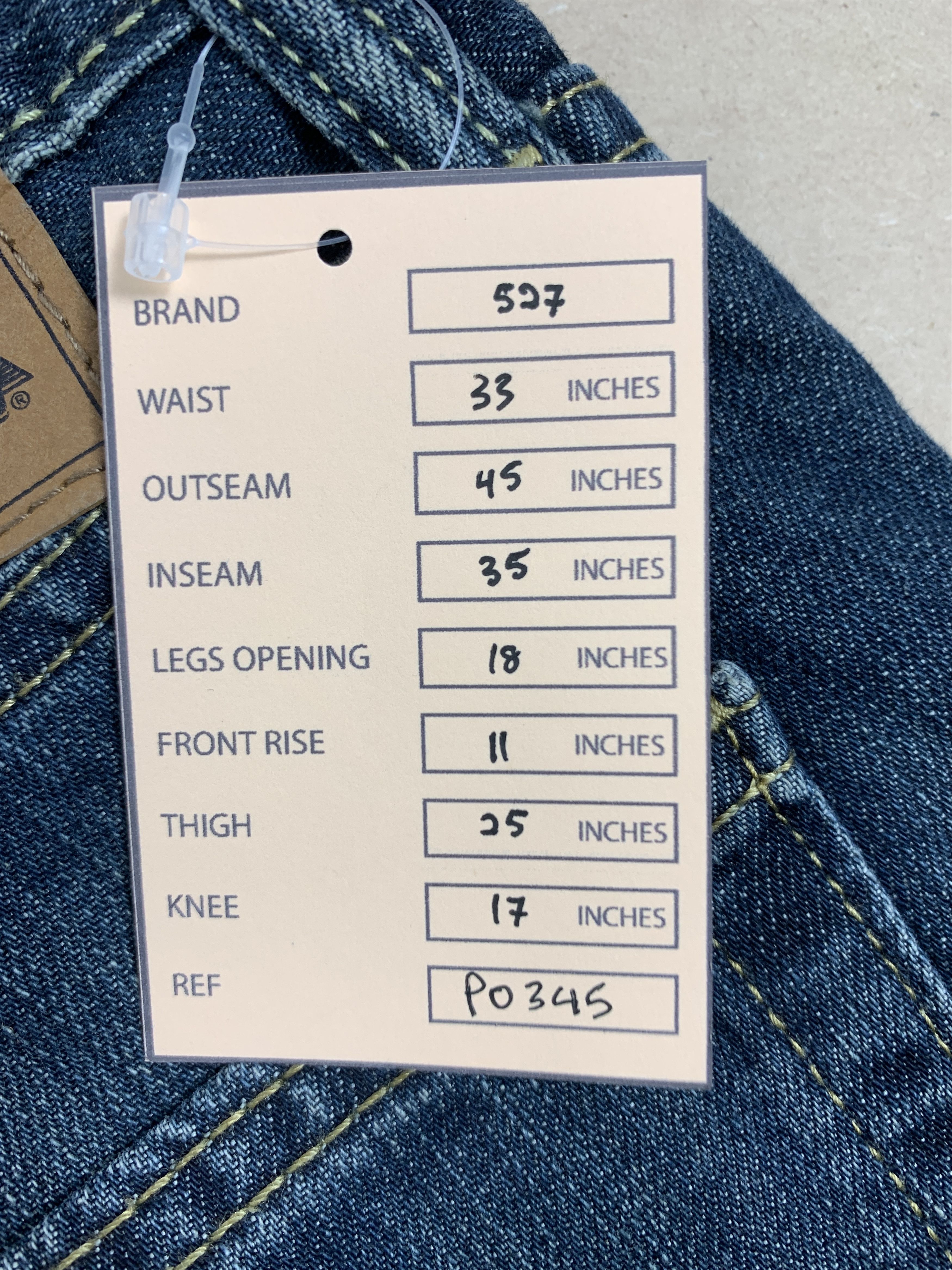 Levi's Vintage Levis 527 Flared Bootcut Faded Jeans P0345 Size US 33 - 21 Thumbnail