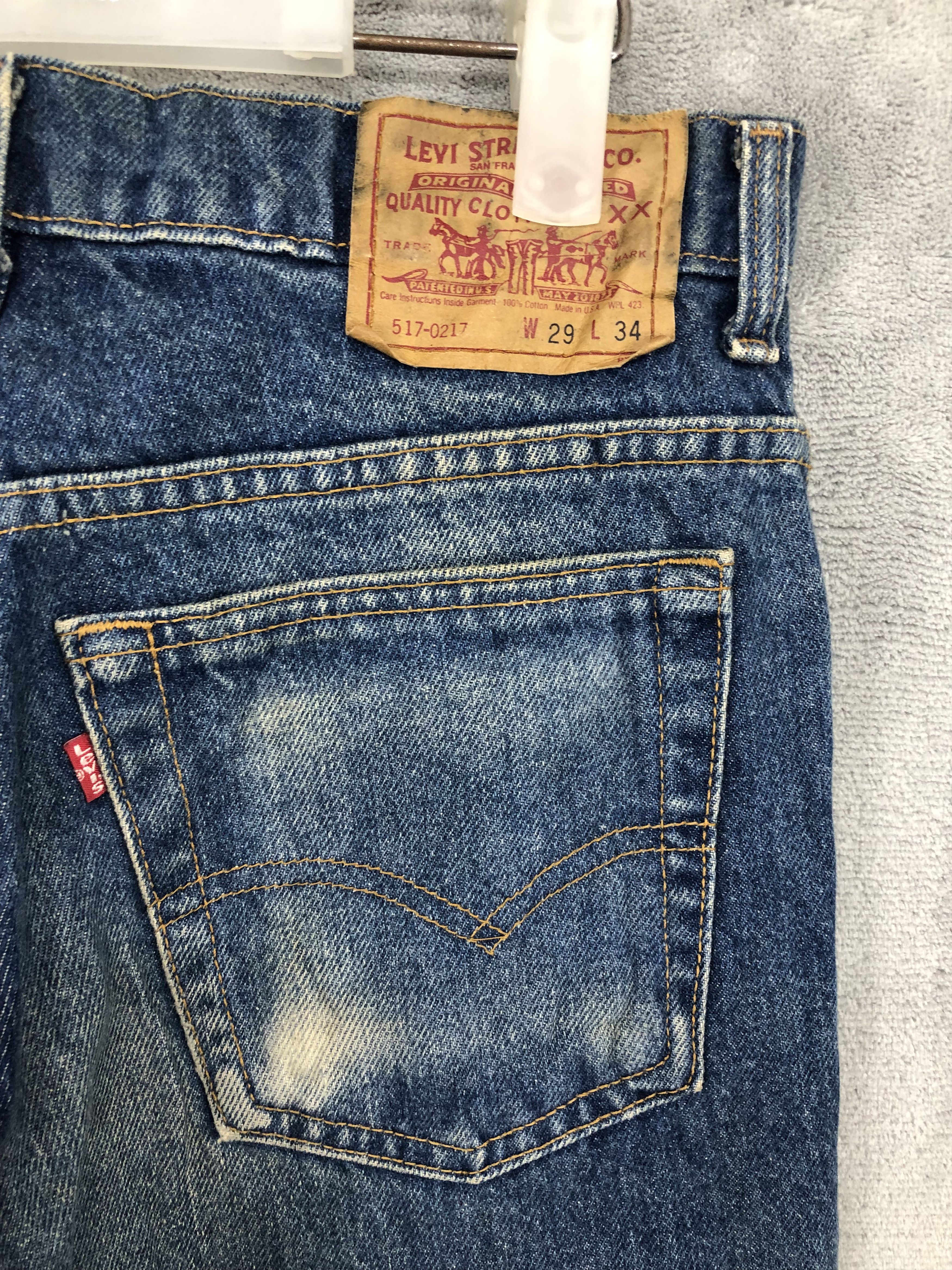 Levi's Vintage Levis 517-0217 Distressed Jeans Size US 28 / EU 44 - 11 Thumbnail