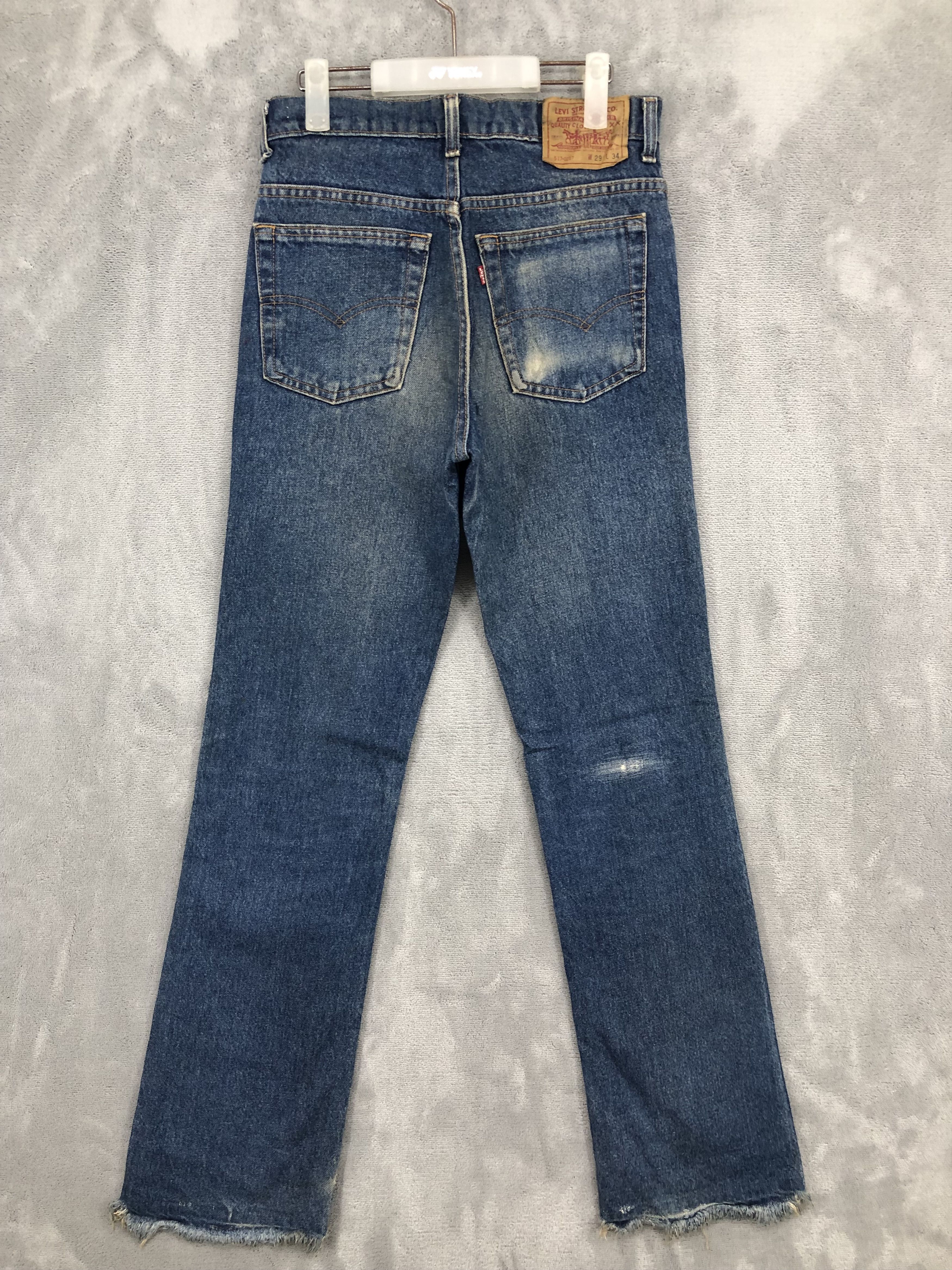 Levi's Vintage Levis 517-0217 Distressed Jeans Size US 28 / EU 44 - 2 Thumbnail