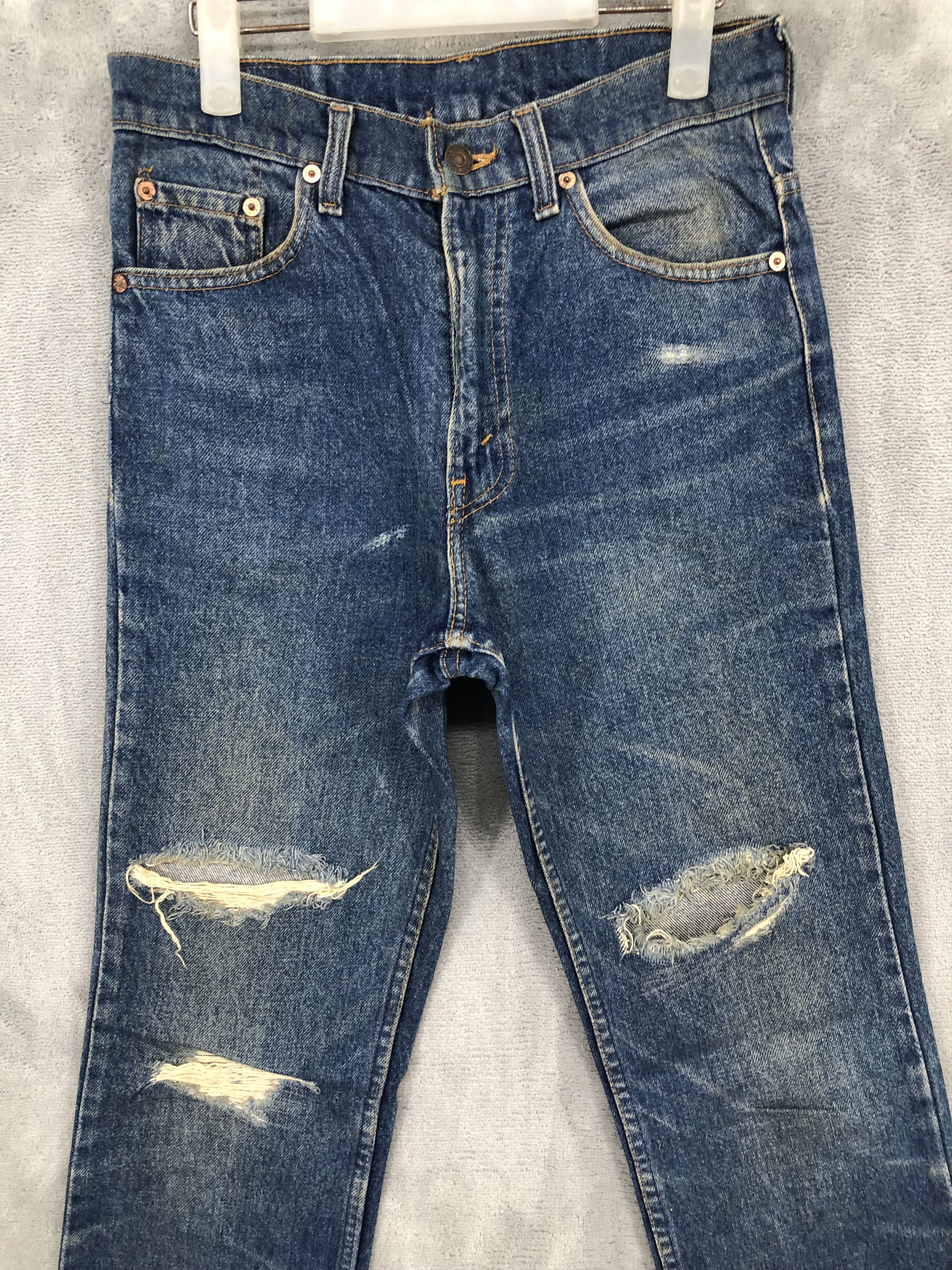 Levi's Vintage Levis 517-0217 Distressed Jeans Size US 28 / EU 44 - 3 Thumbnail