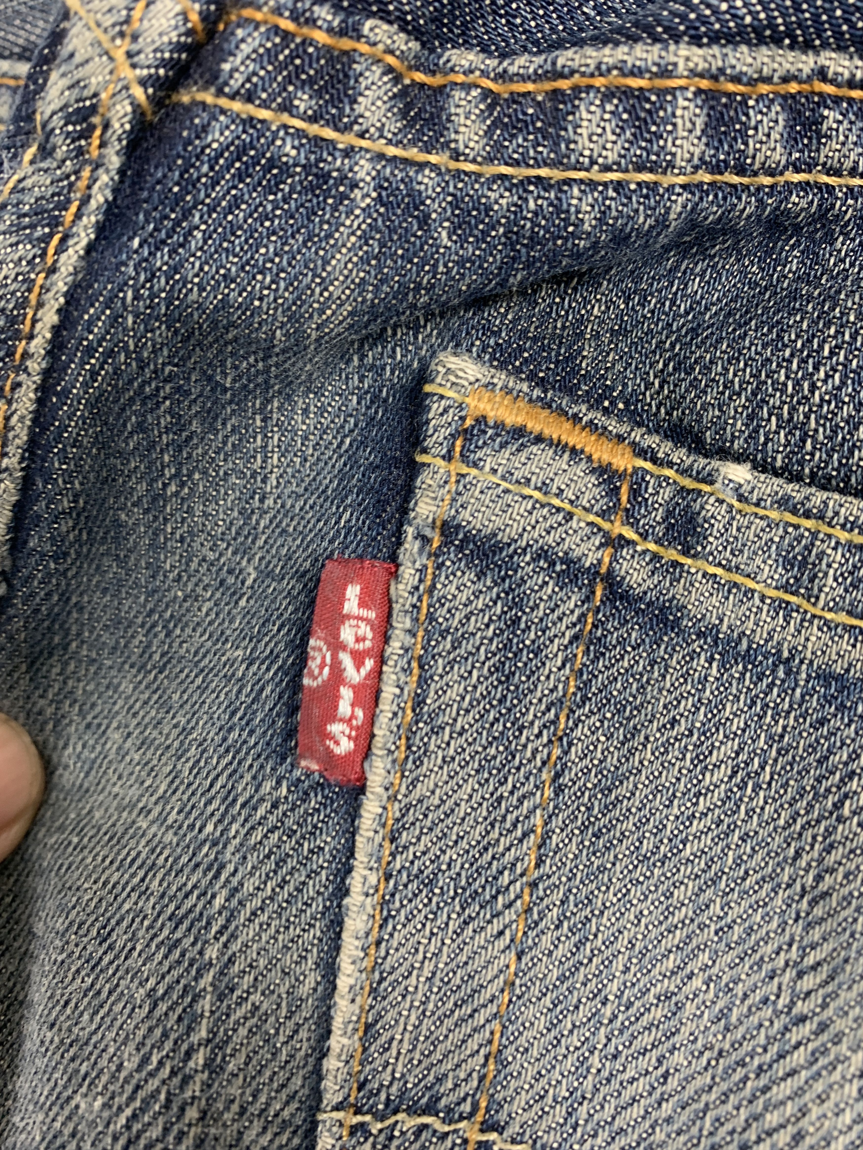 Levi's Vintage LEVI'S 501 Distressed Faded Straight Cut Jeans P0062 Size US 31 - 10 Thumbnail