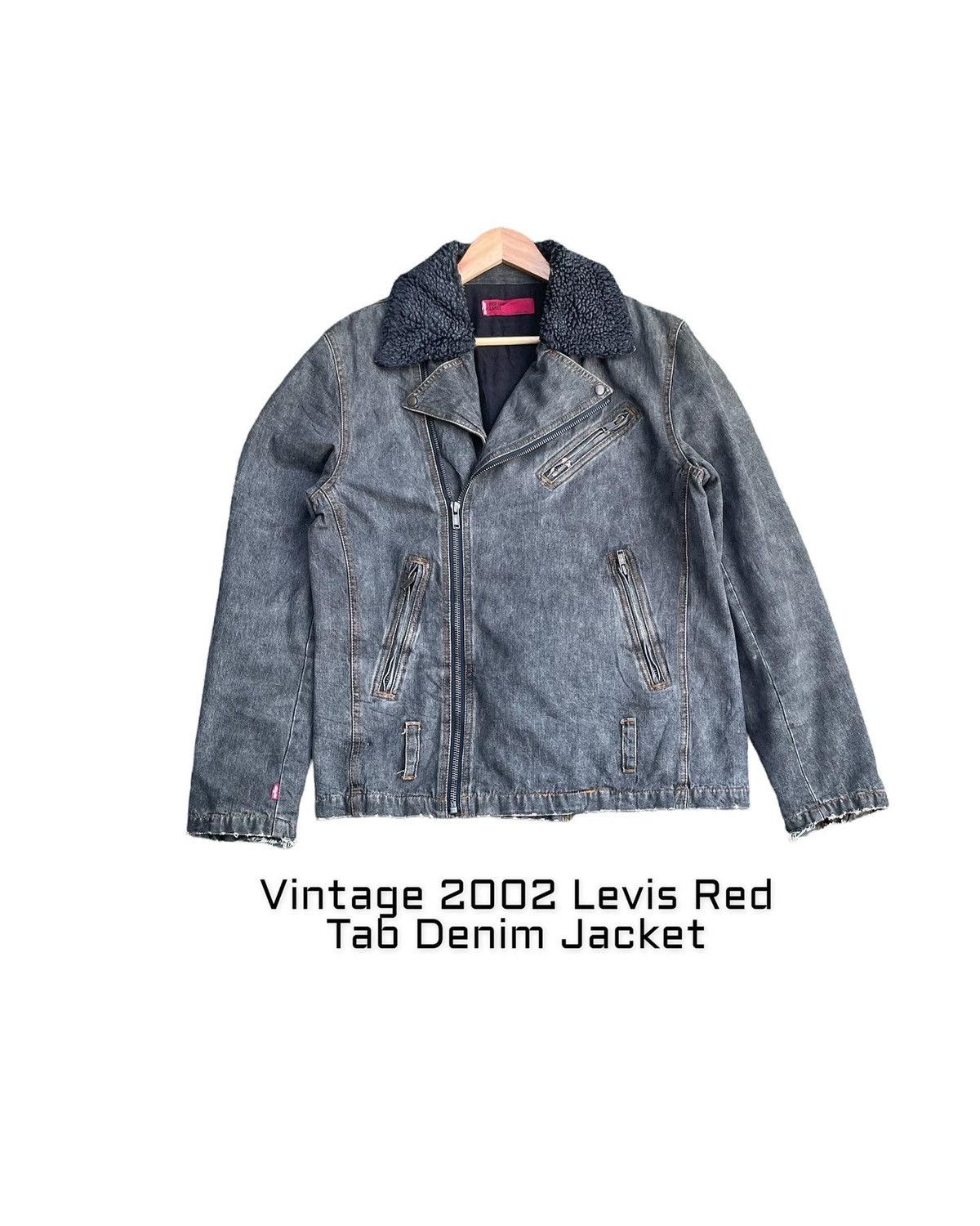 Reverie denim sherpa jacket cheap