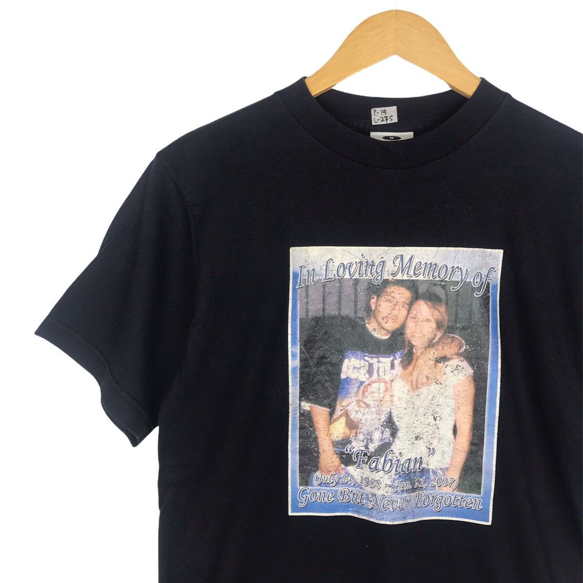 Rap Tees Vintage 90s Fabian Memorial “Rip Fabian” Size US M / EU 48-50 / 2 - 3 Thumbnail