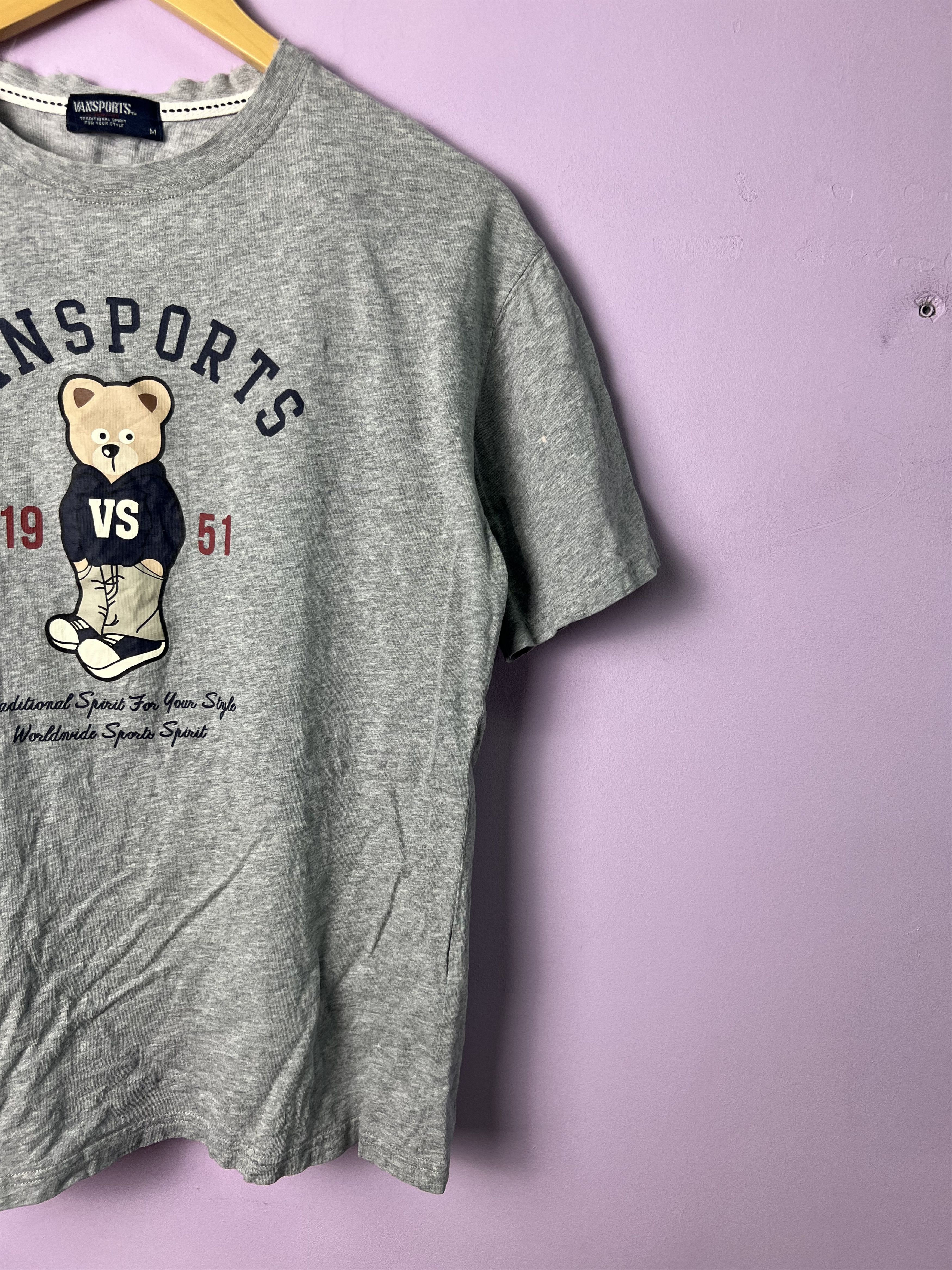 Van 🔥Distressed Vansports Bear Tees Size US M / EU 48-50 / 2 - 4 Thumbnail