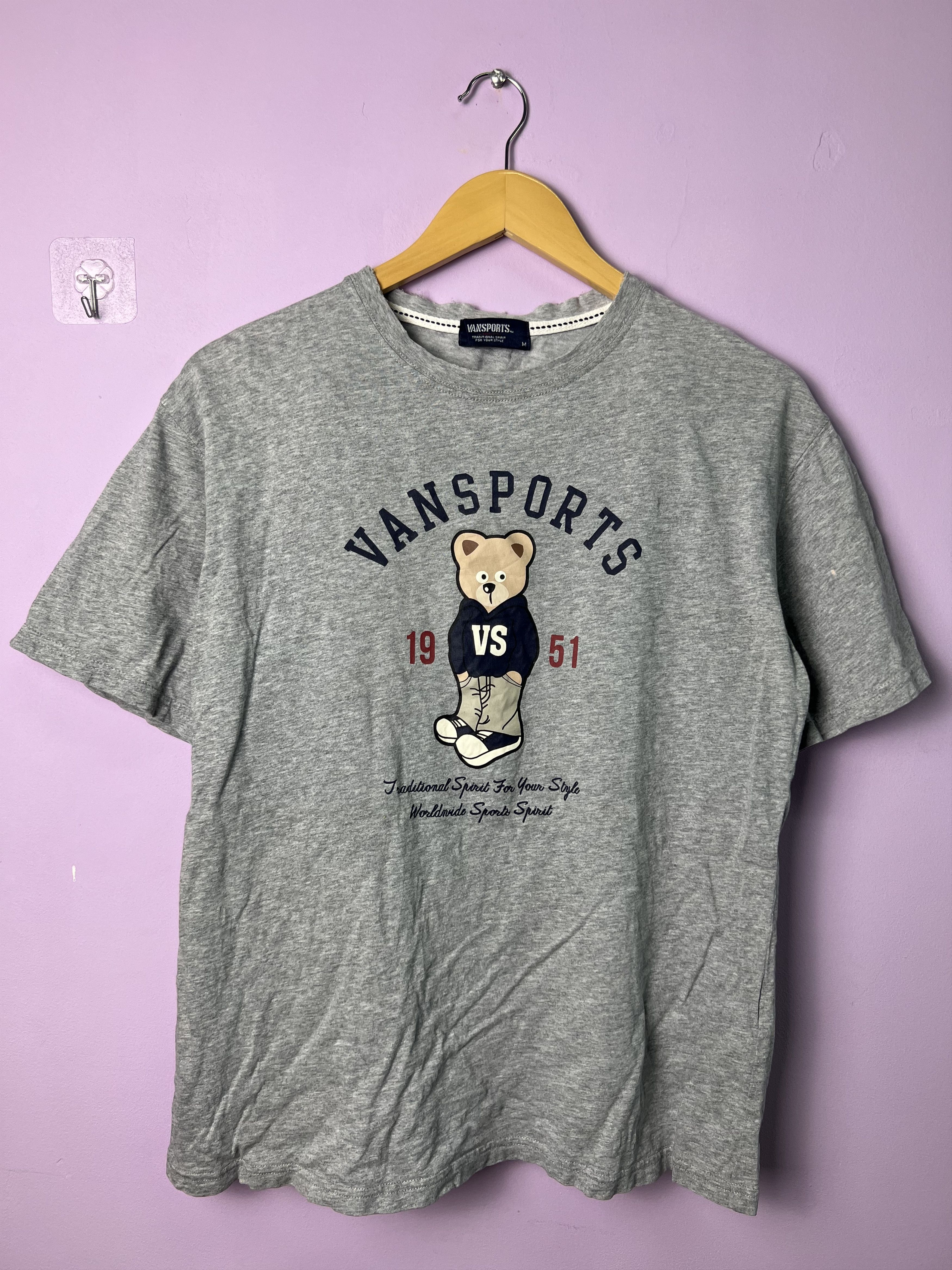 Van 🔥Distressed Vansports Bear Tees Size US M / EU 48-50 / 2 - 1 Thumbnail