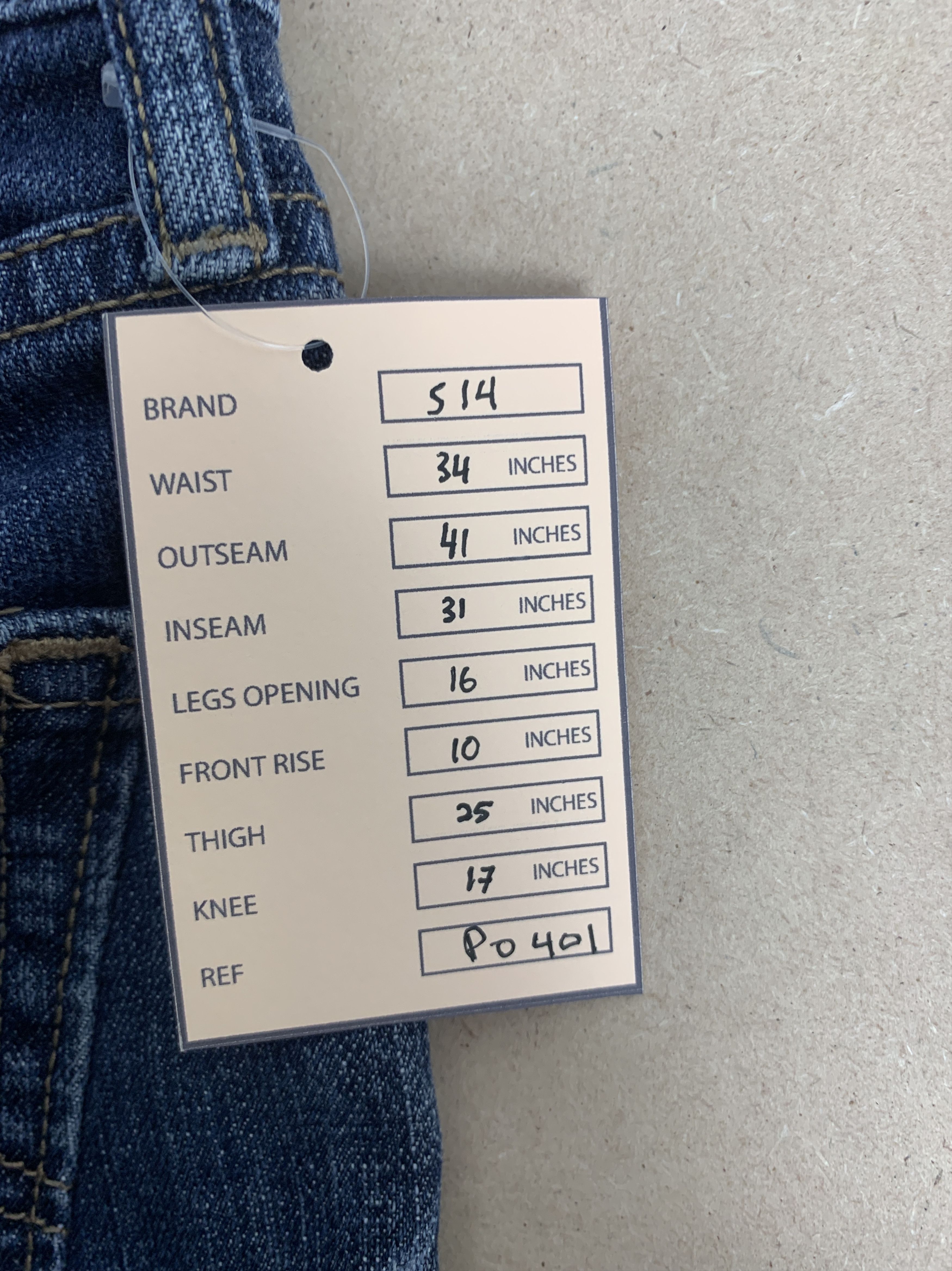 Levi's Vintage Levis 514 Straight Cut Distressed Faded Blue Jeans Size US 34 / EU 50 - 21 Thumbnail