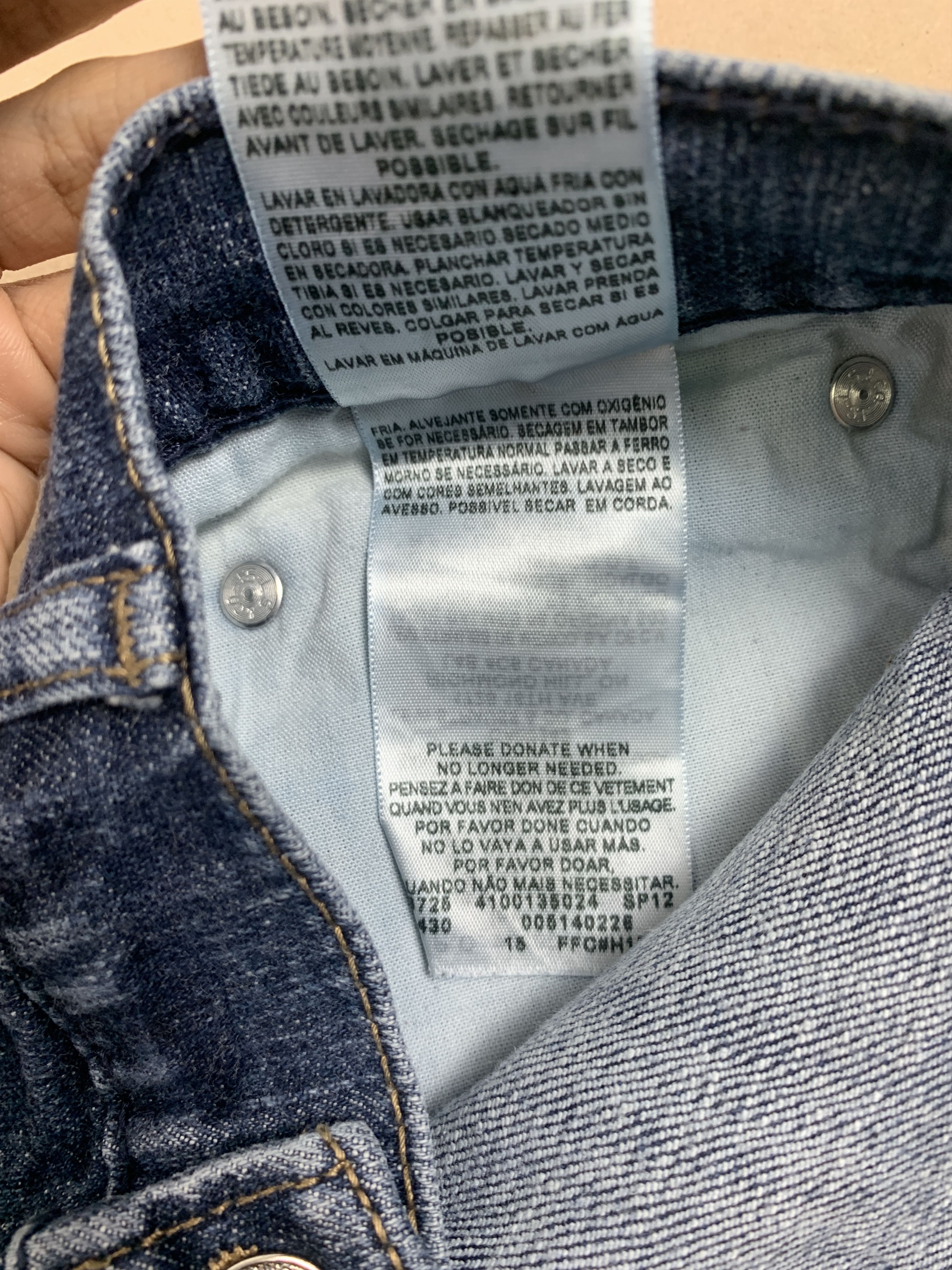 Levi's Vintage Levis 514 Straight Cut Distressed Faded Blue Jeans Size US 34 / EU 50 - 16 Thumbnail
