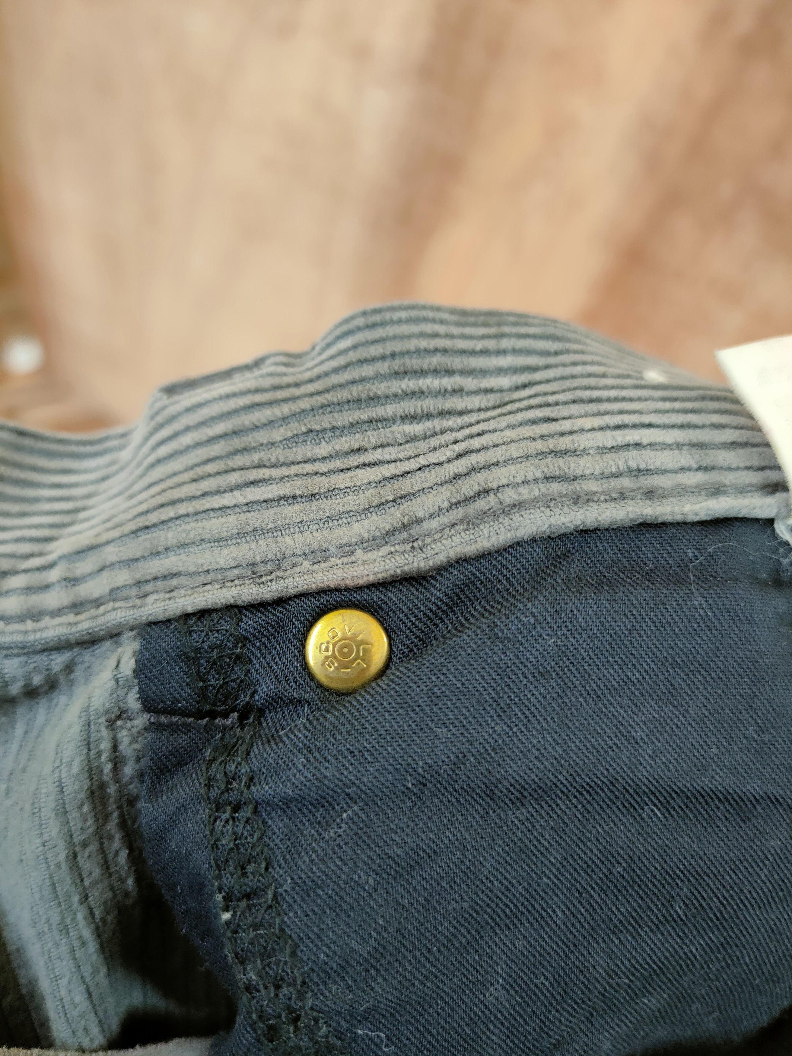 Vintage DL Fiesta vintage corduroy casual pants #46-348 Size US 28 / EU 44 - 12 Thumbnail