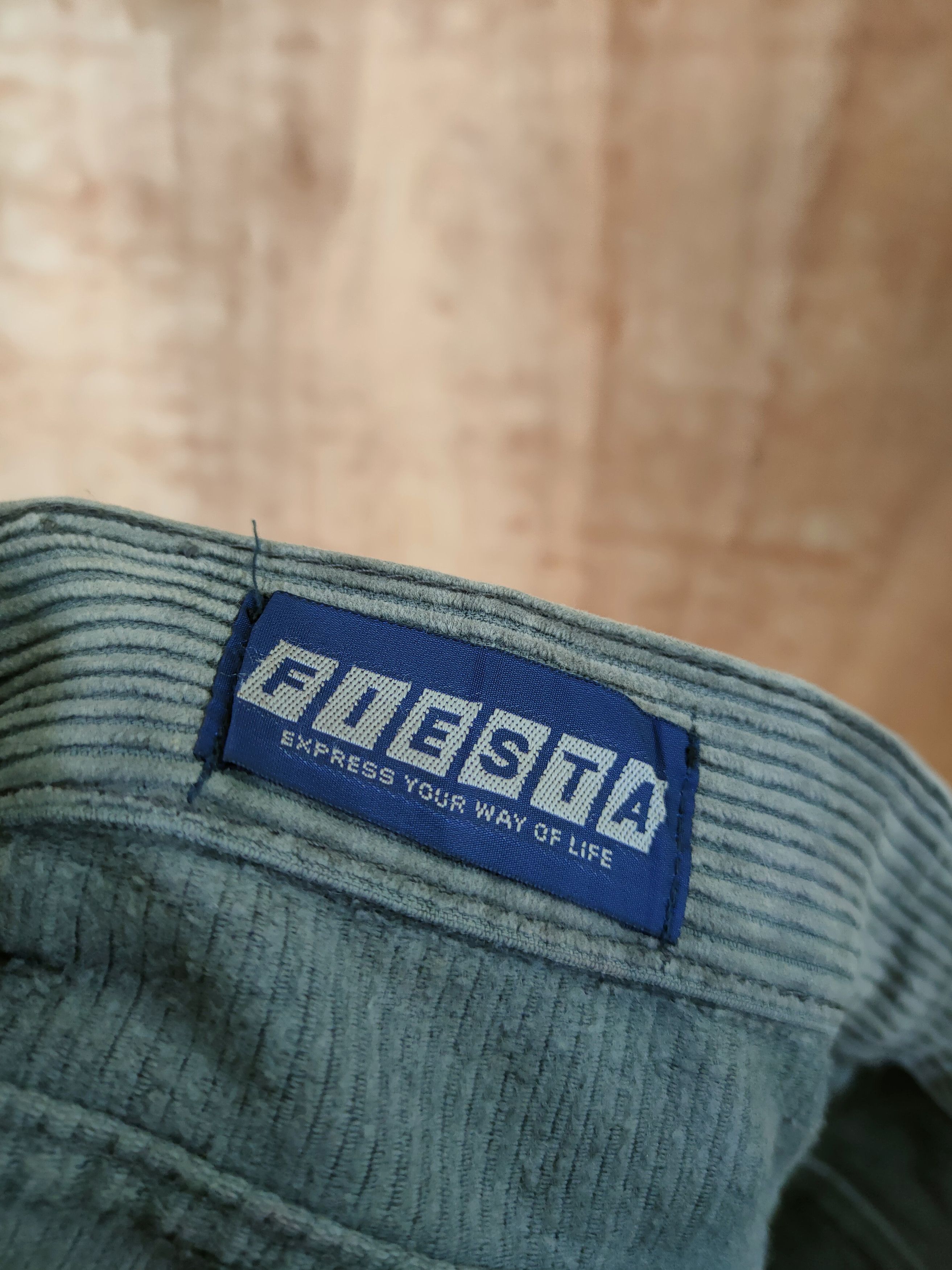 Vintage DL Fiesta vintage corduroy casual pants #46-348 Size US 28 / EU 44 - 10 Thumbnail