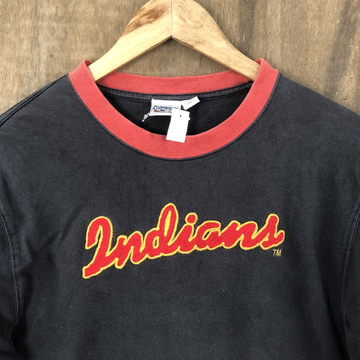 Japanese Brand × Vintage DLL Indians Brown T-Shirt #027 Size US M / EU 48-50 / 2 - 4 Thumbnail