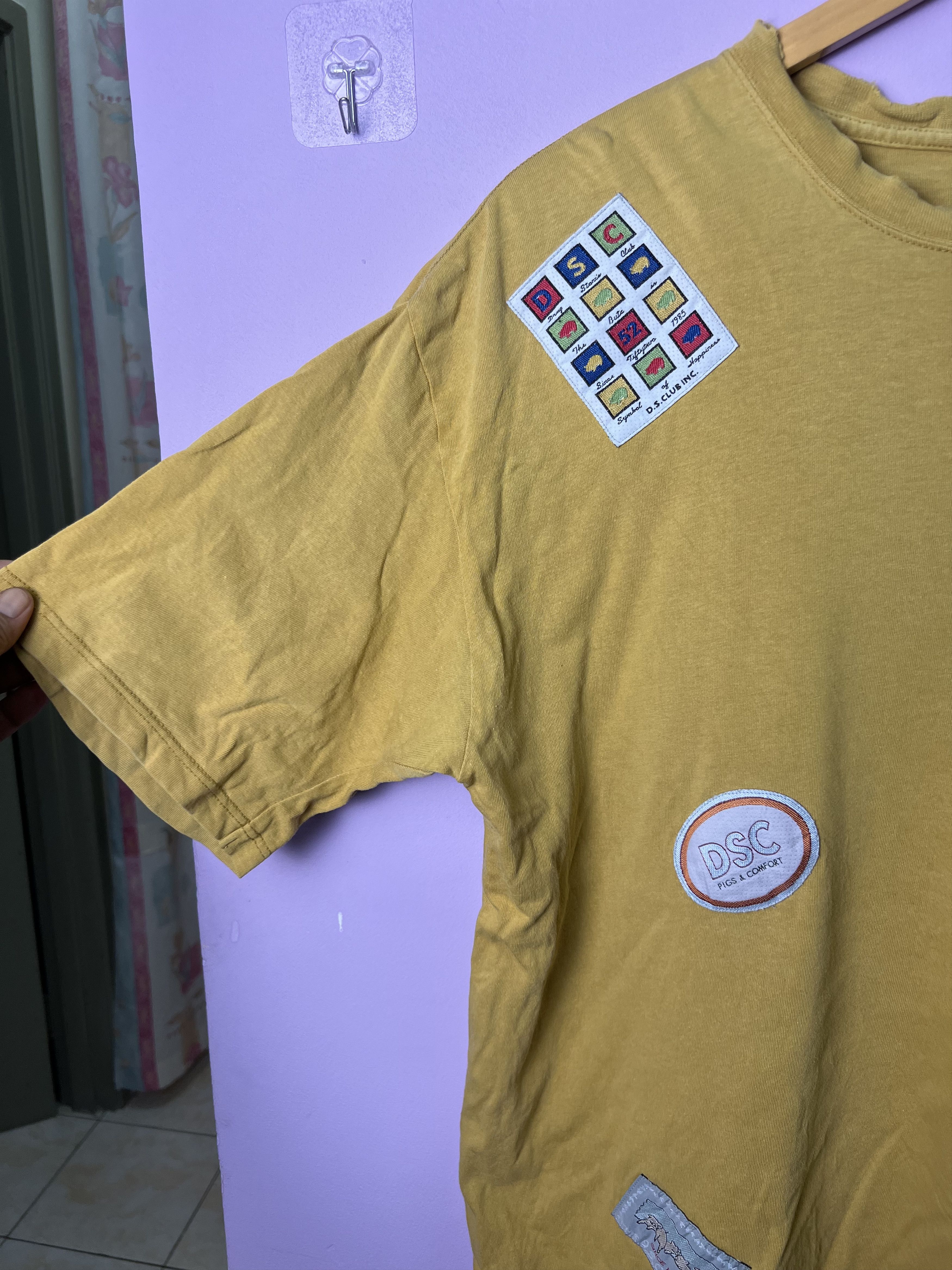 Japanese Brand 🔥Distressed Rare Drugs Store Club Patches Tees Size US M / EU 48-50 / 2 - 9 Thumbnail