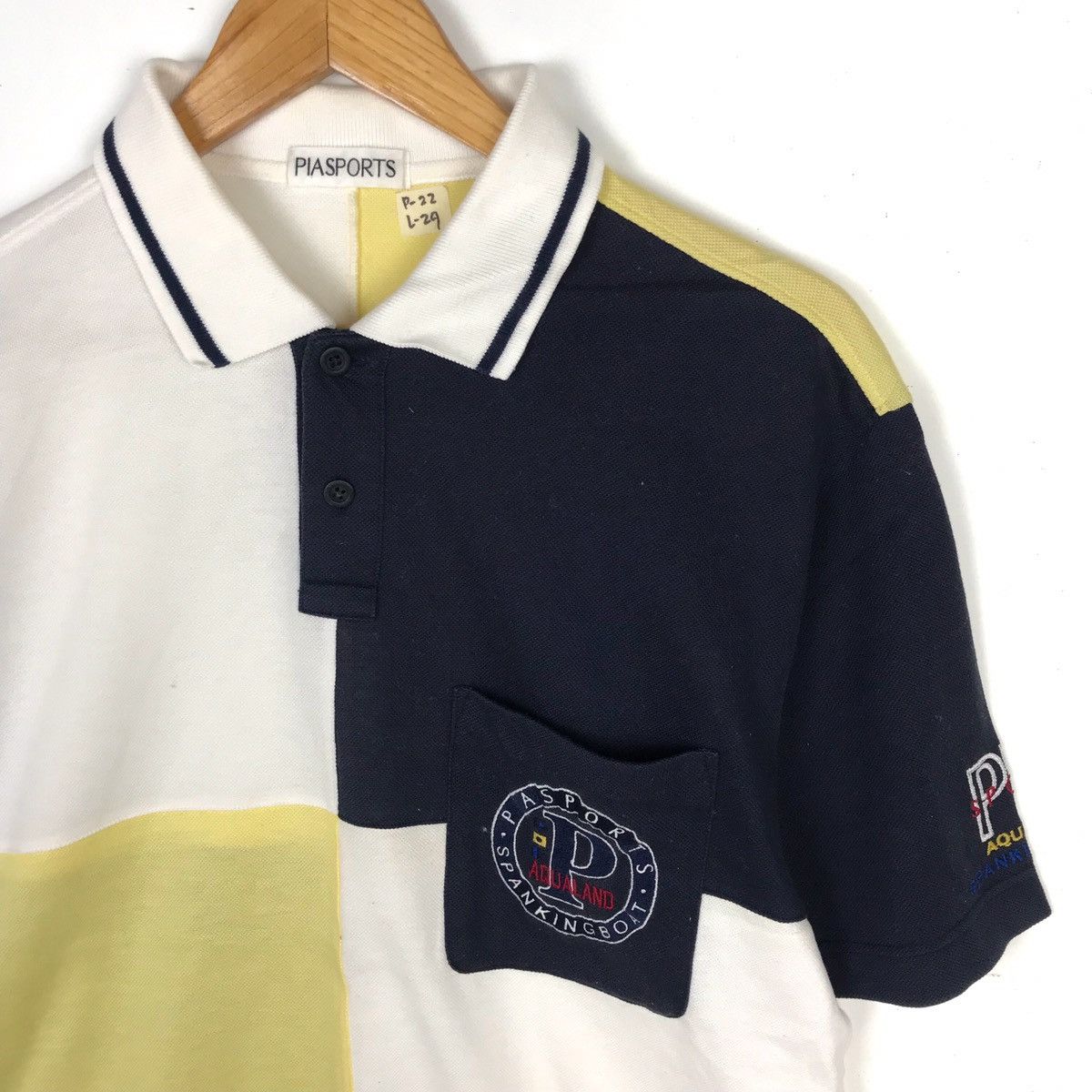 Japanese Brand 🔥RARE🔥 Vintage 90s PIA Sports Enspired Tommy Hilfiger Size US L / EU 52-54 / 3 - 3 Thumbnail