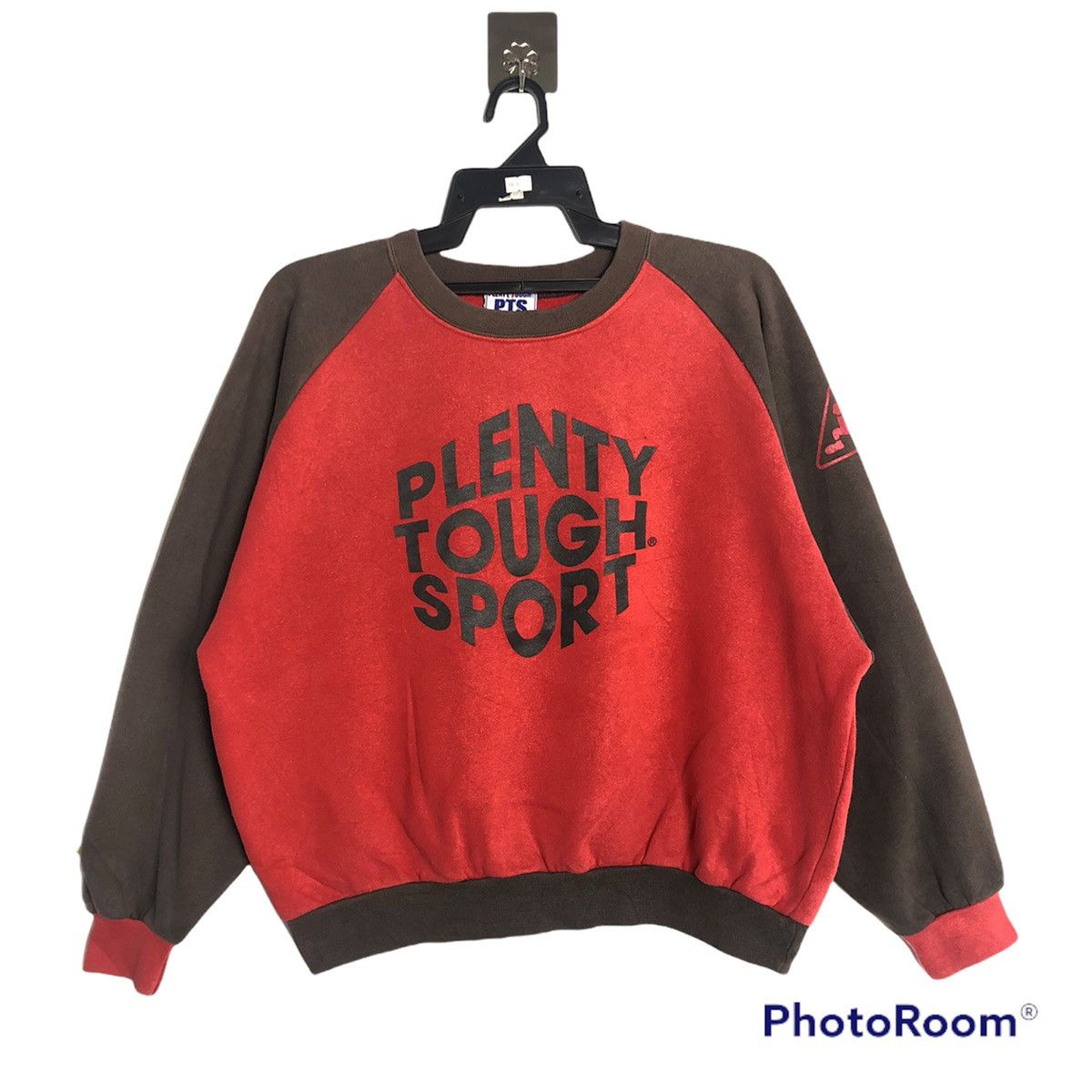 image of Designer Japanese Plenty Tough Sport Pts Sweatshirt in Red, Men's (Size Large)