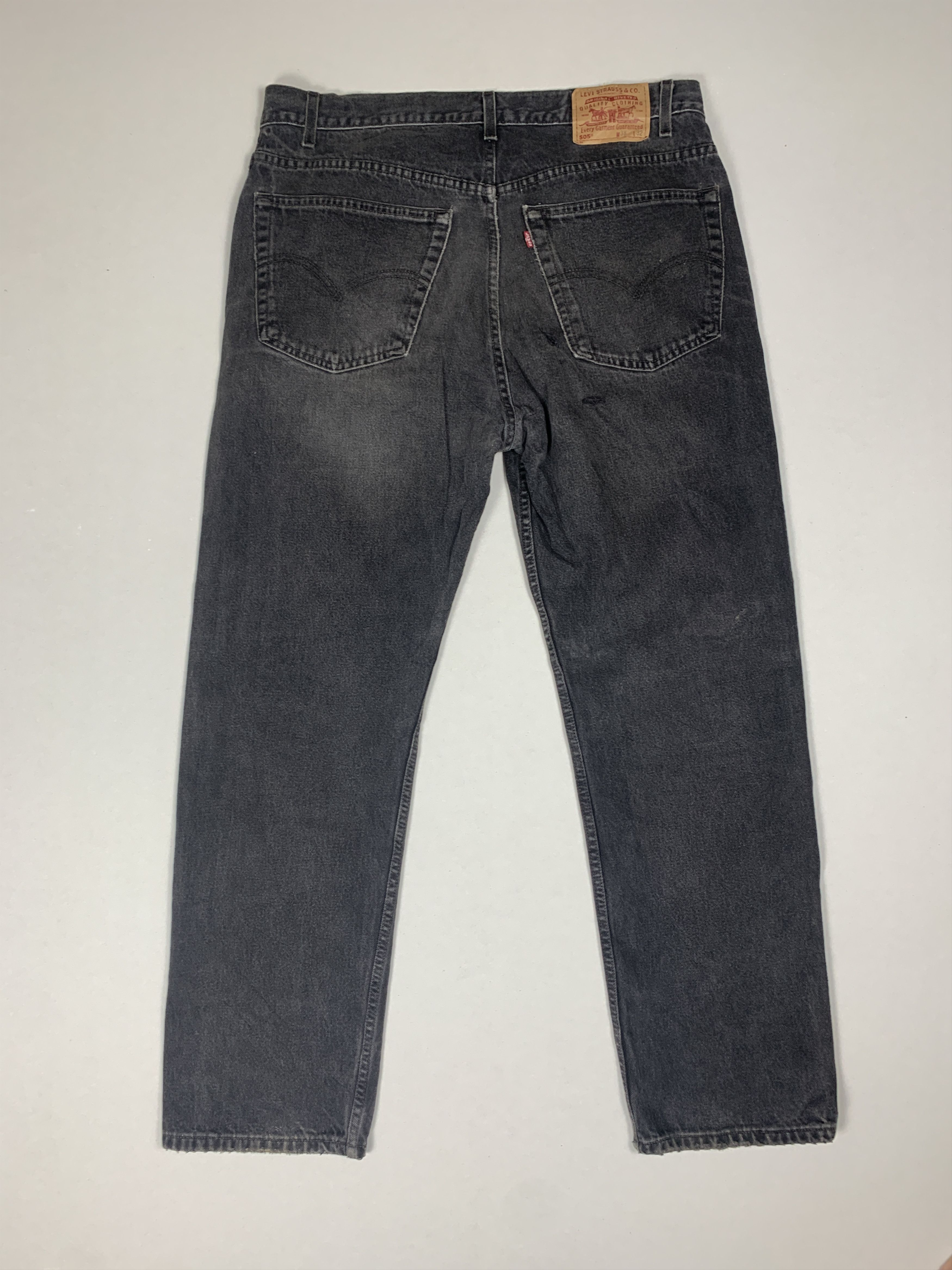 Levi's Vintage LEVI'S 505 Distressed Faded Straight Cut Jeans P0007 Size US 38 / EU 54 - 12 Thumbnail